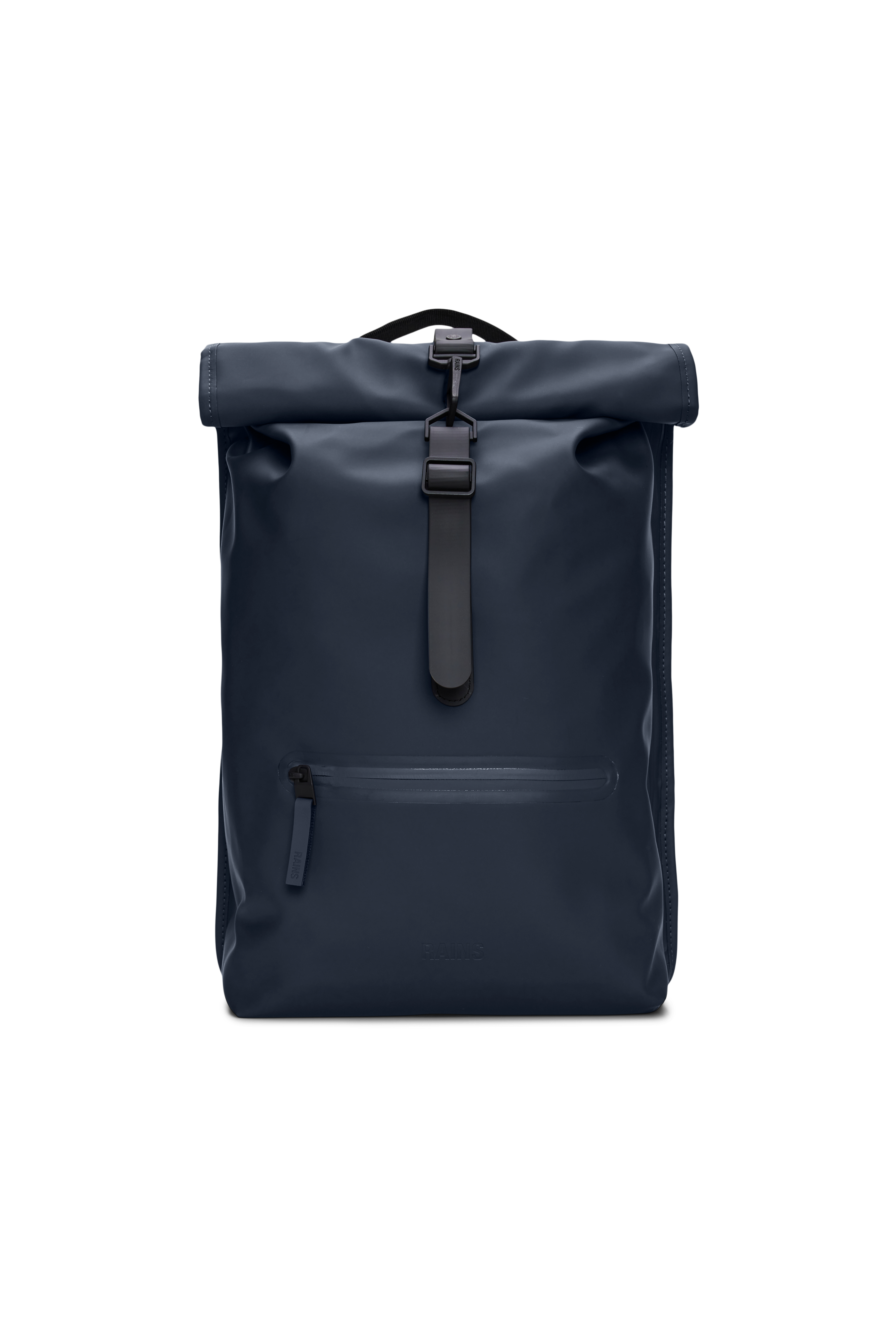 RAINS Rolltop Rucksack Navy 17L H60 x D11 x W32 cm Backpack