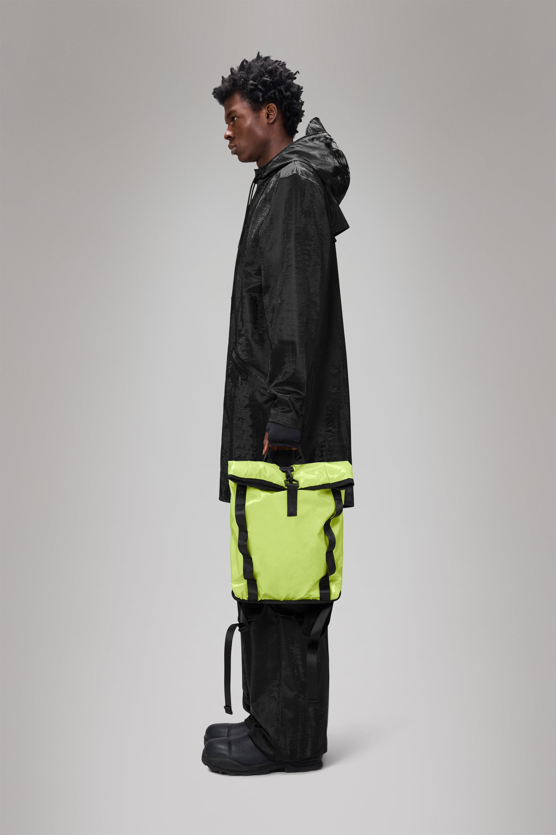 RAINS Sibu Rolltop Rucksack Mini Acid Backpack
