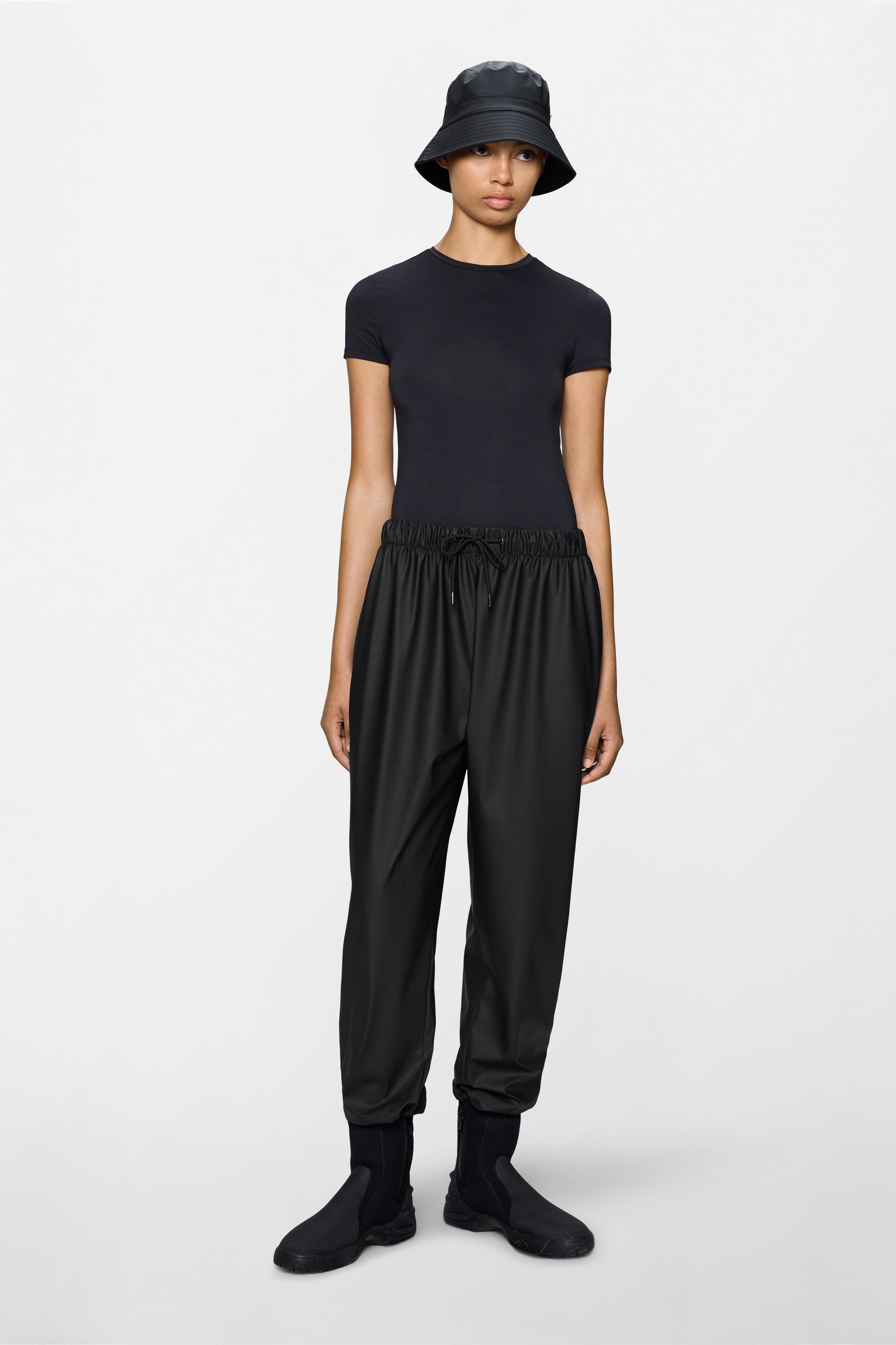 RAINS Rain Pants Regular Black Pants