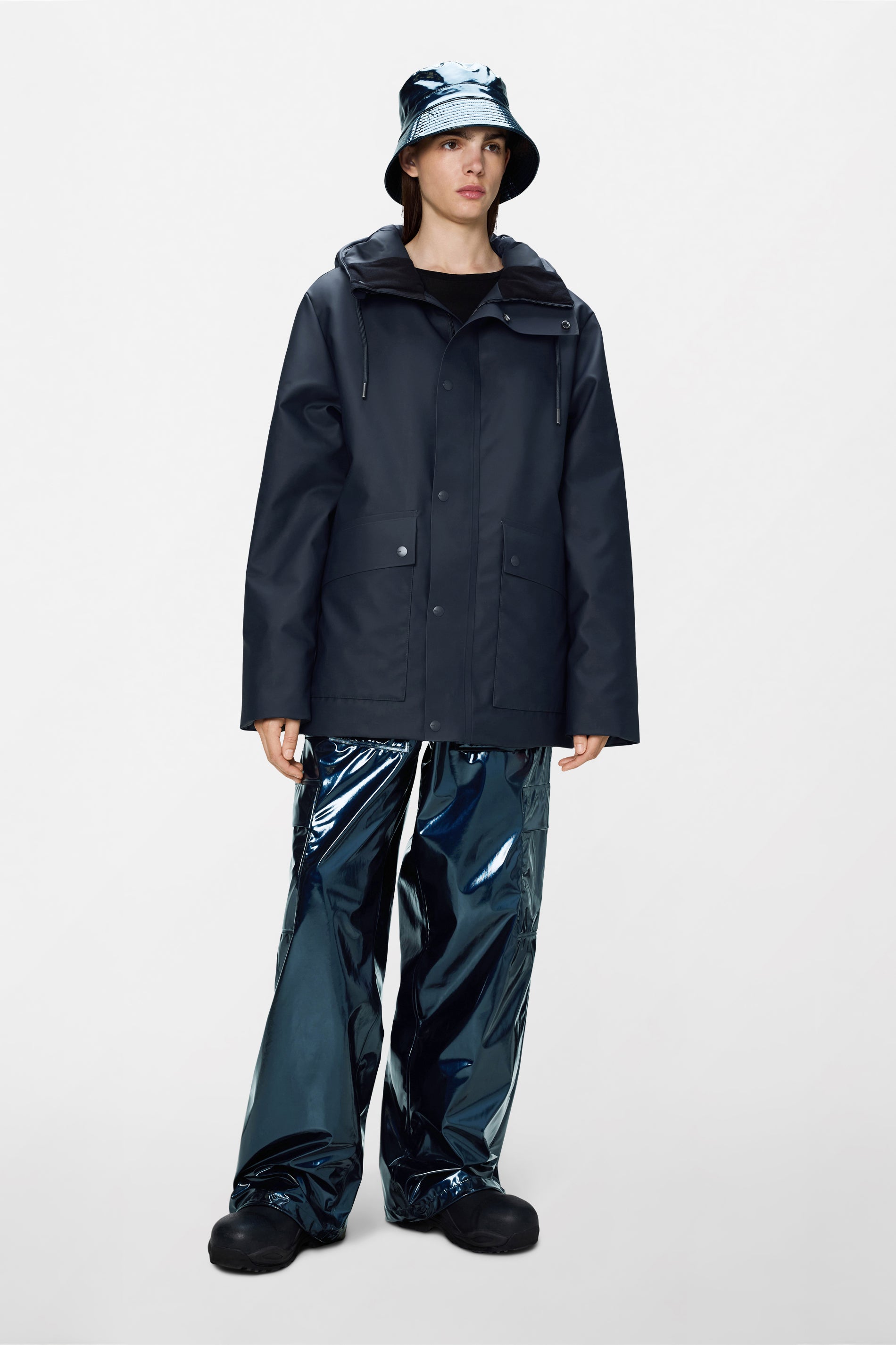 RAINS Nome Parka Navy Jacket
