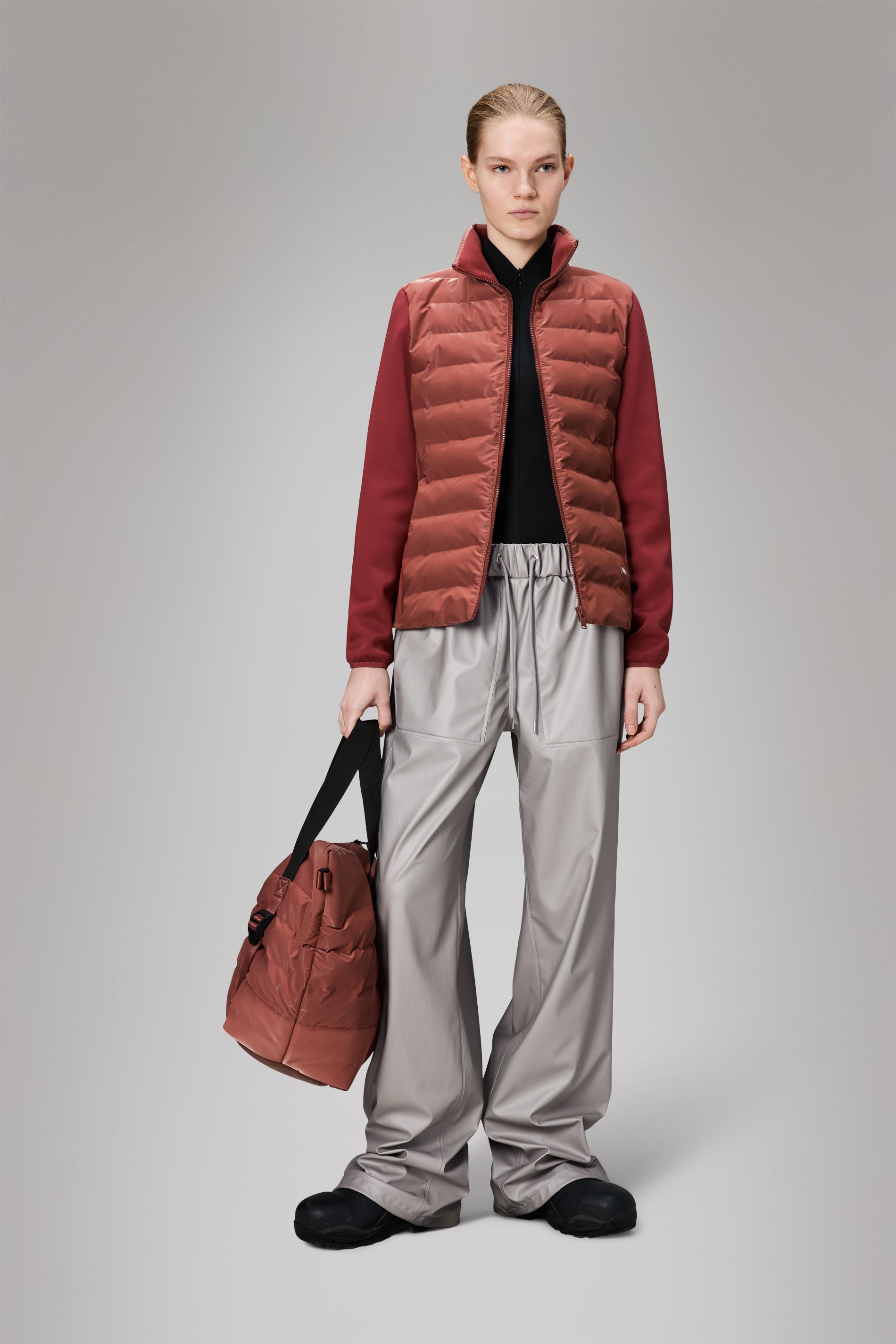 RAINS Safi Fleece Hybrid Curve Jacket Honor Jacket