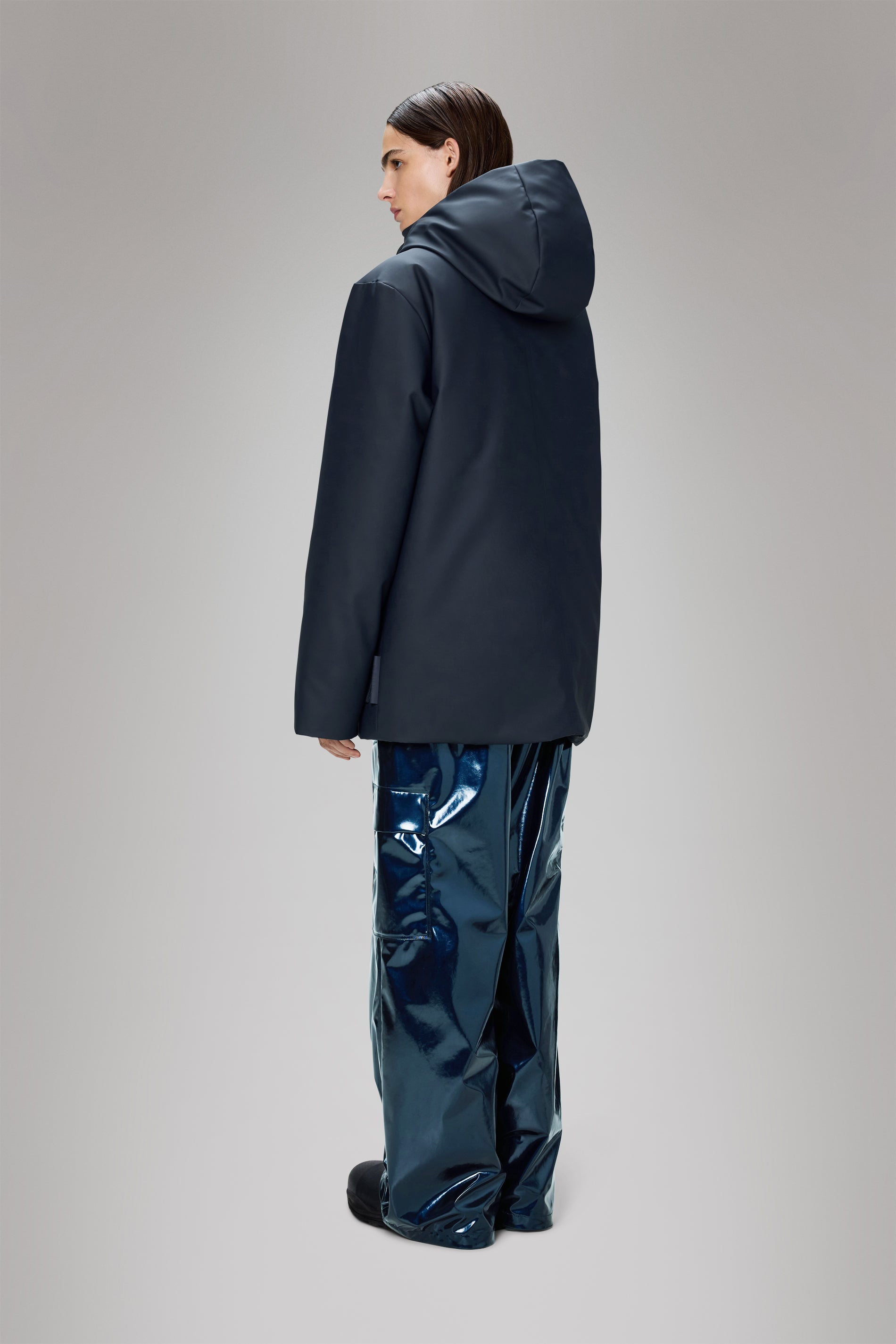 RAINS Nome Parka Navy Jacket