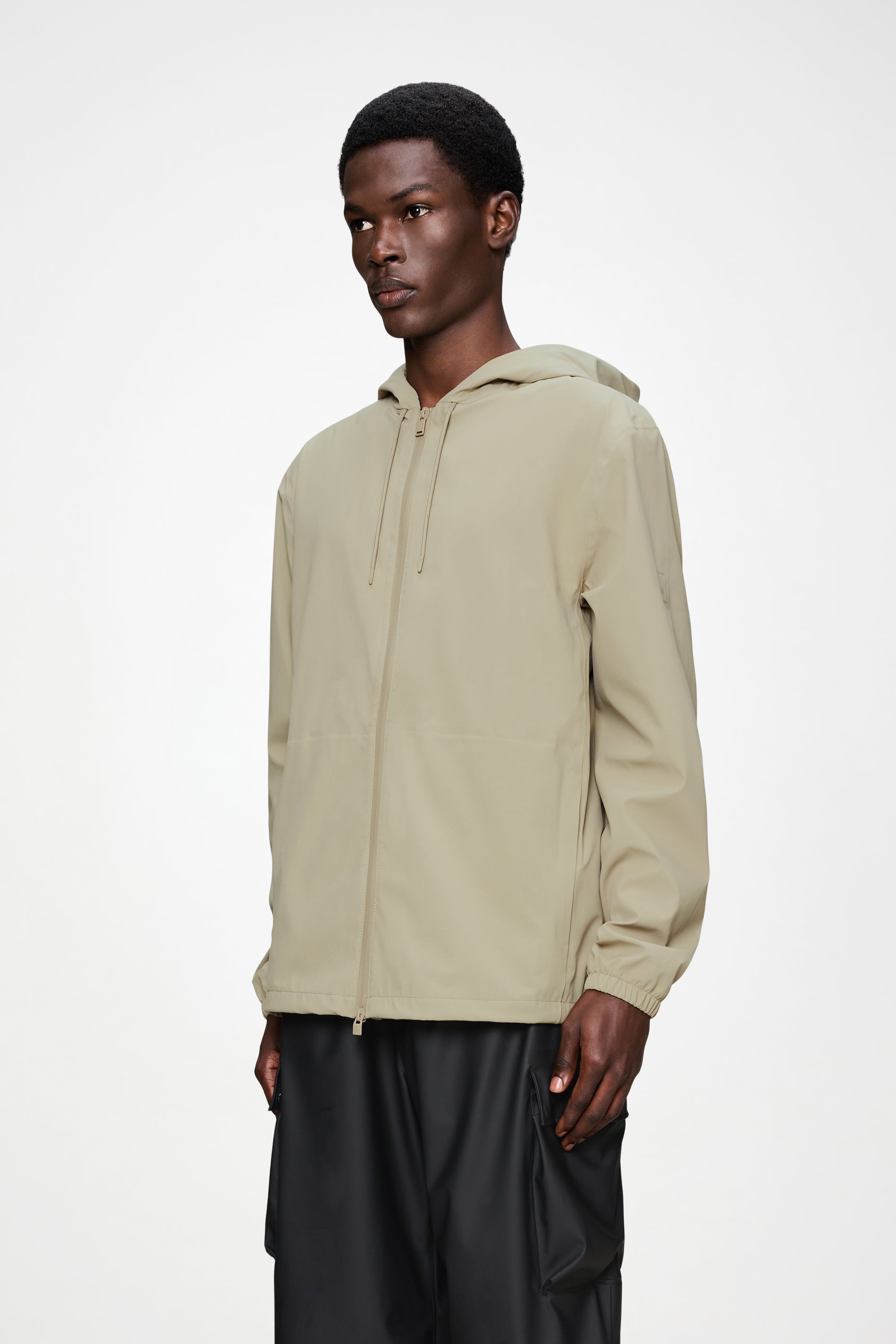 RAINS Suva Hardshell Jacket Beige Jacket