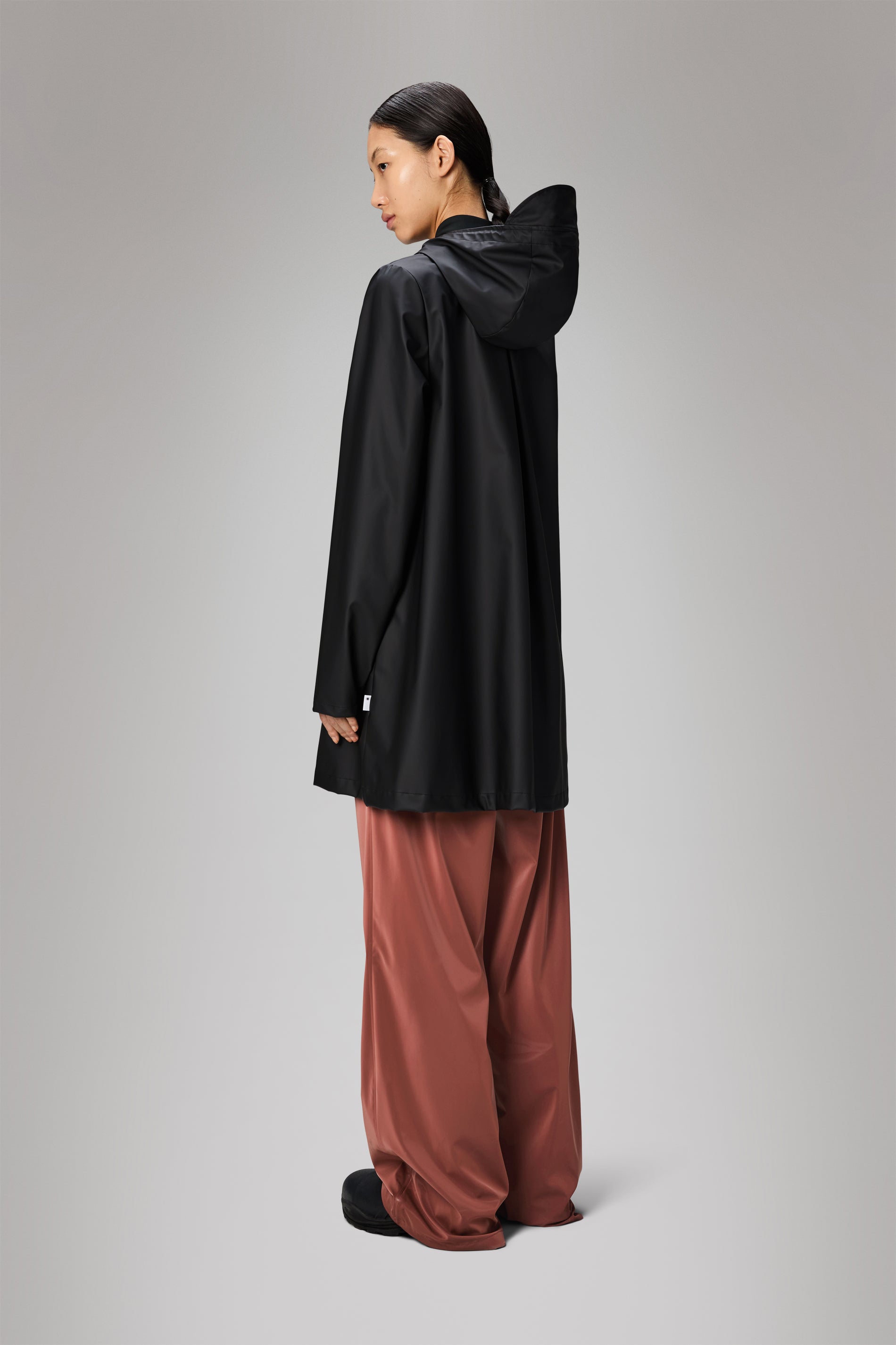 Rains A-Line W Jacket Black Jacket