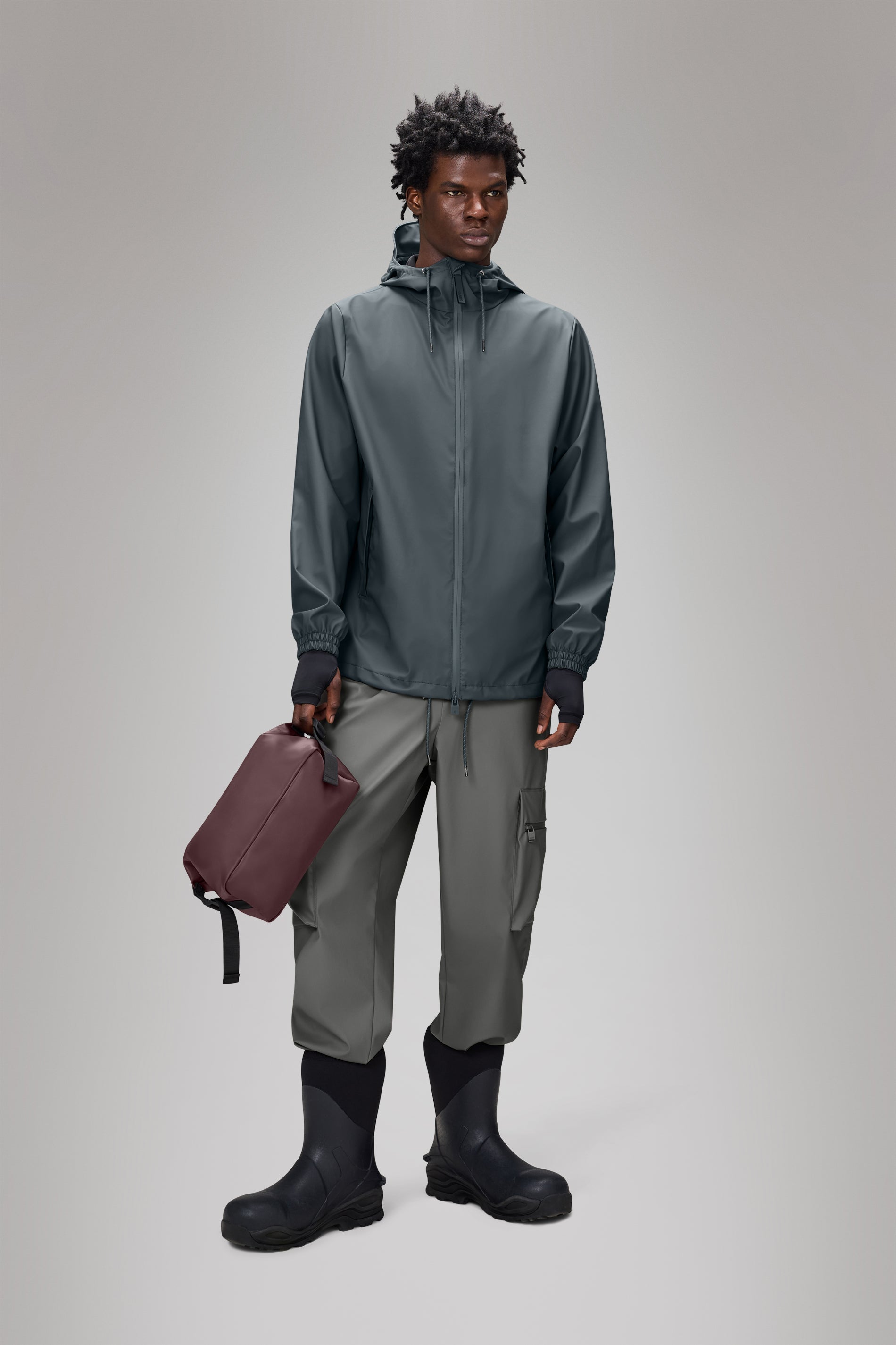 RAINS Storm Breaker Lagoon Jacket