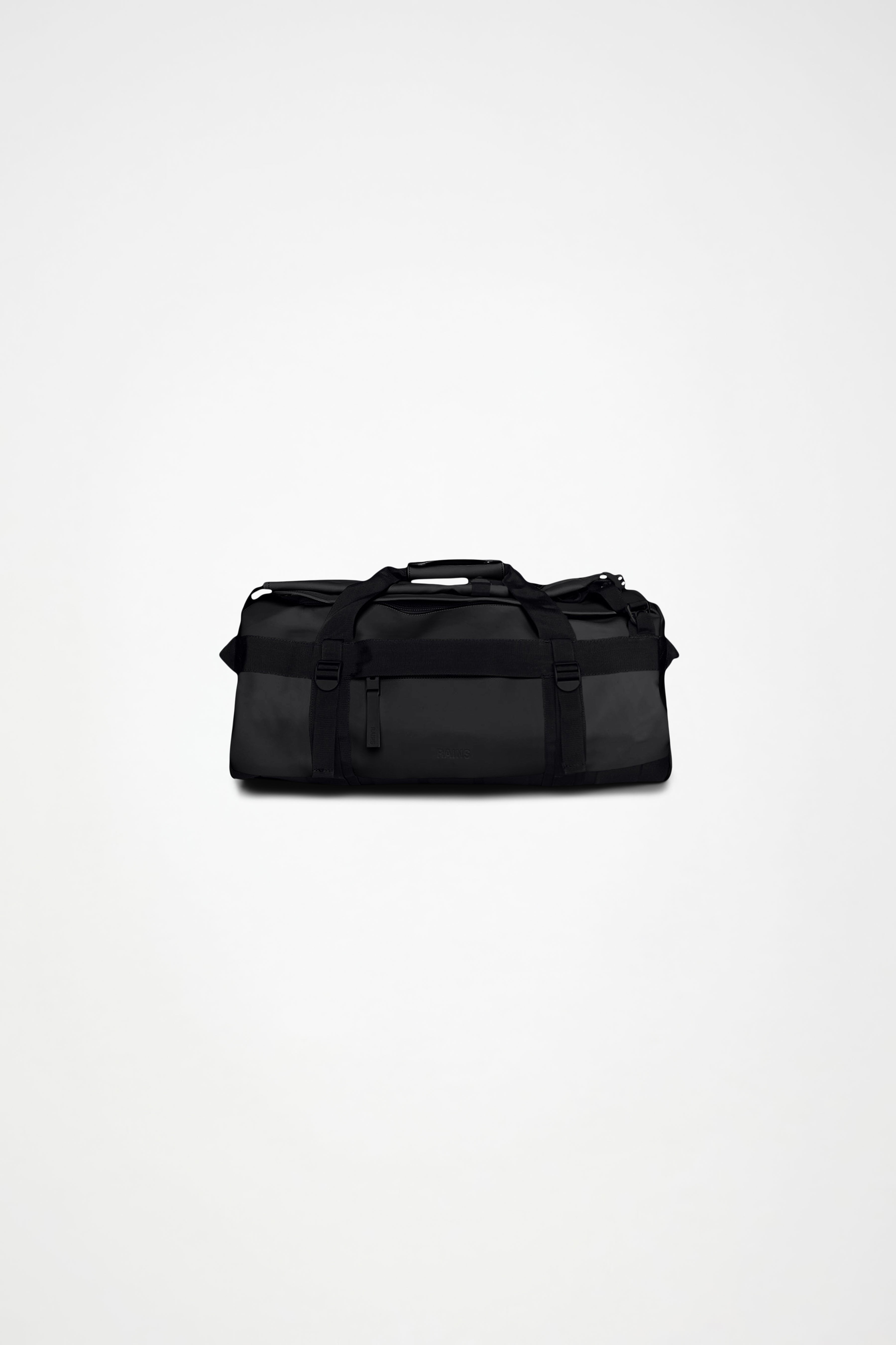 RAINS Texel Duffel Bag Small Black 43L H28 x D28 x W55 cm Duffel