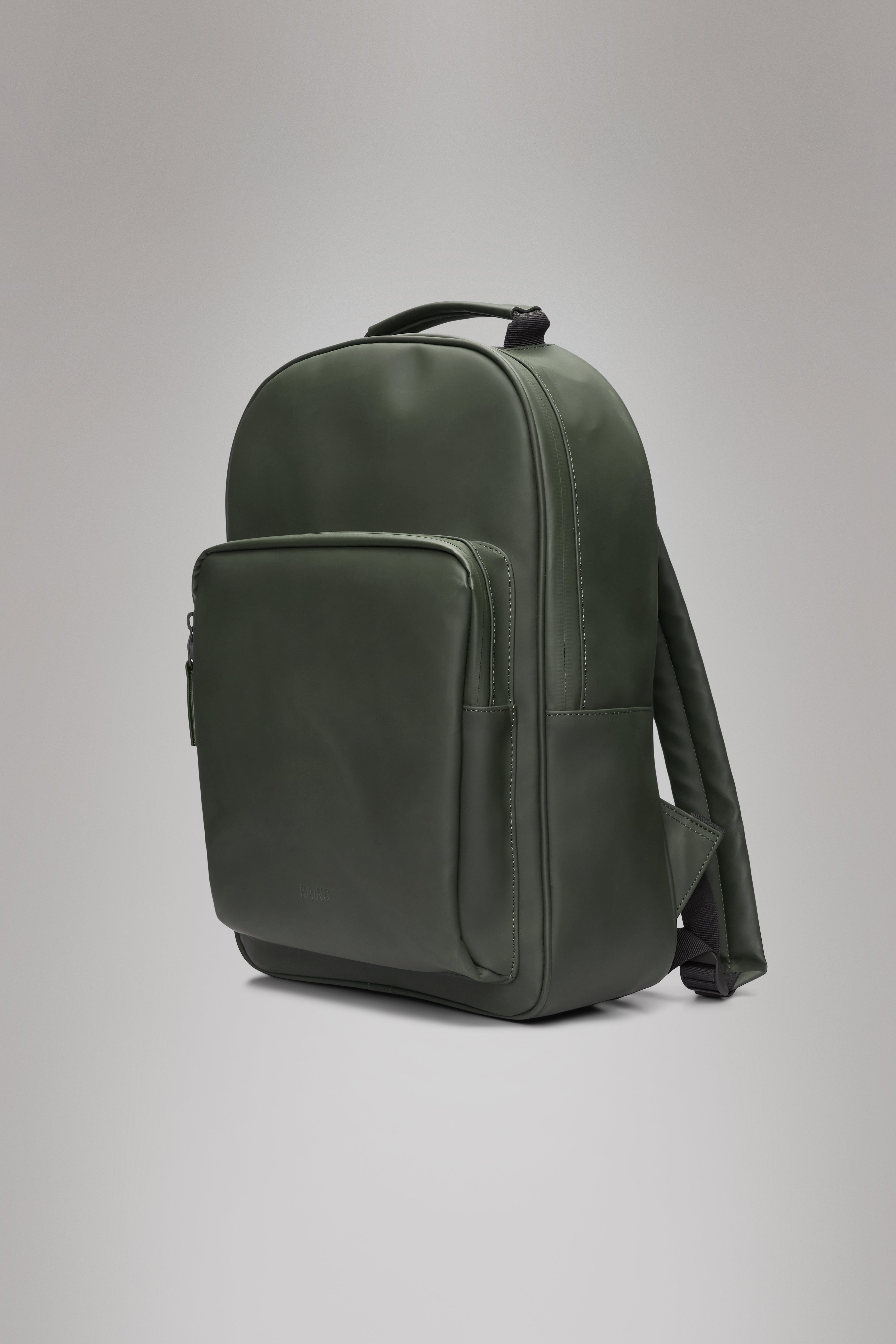 RAINS Book Daypack Large Green 15L H45 x D12 x W30 cm Backpack