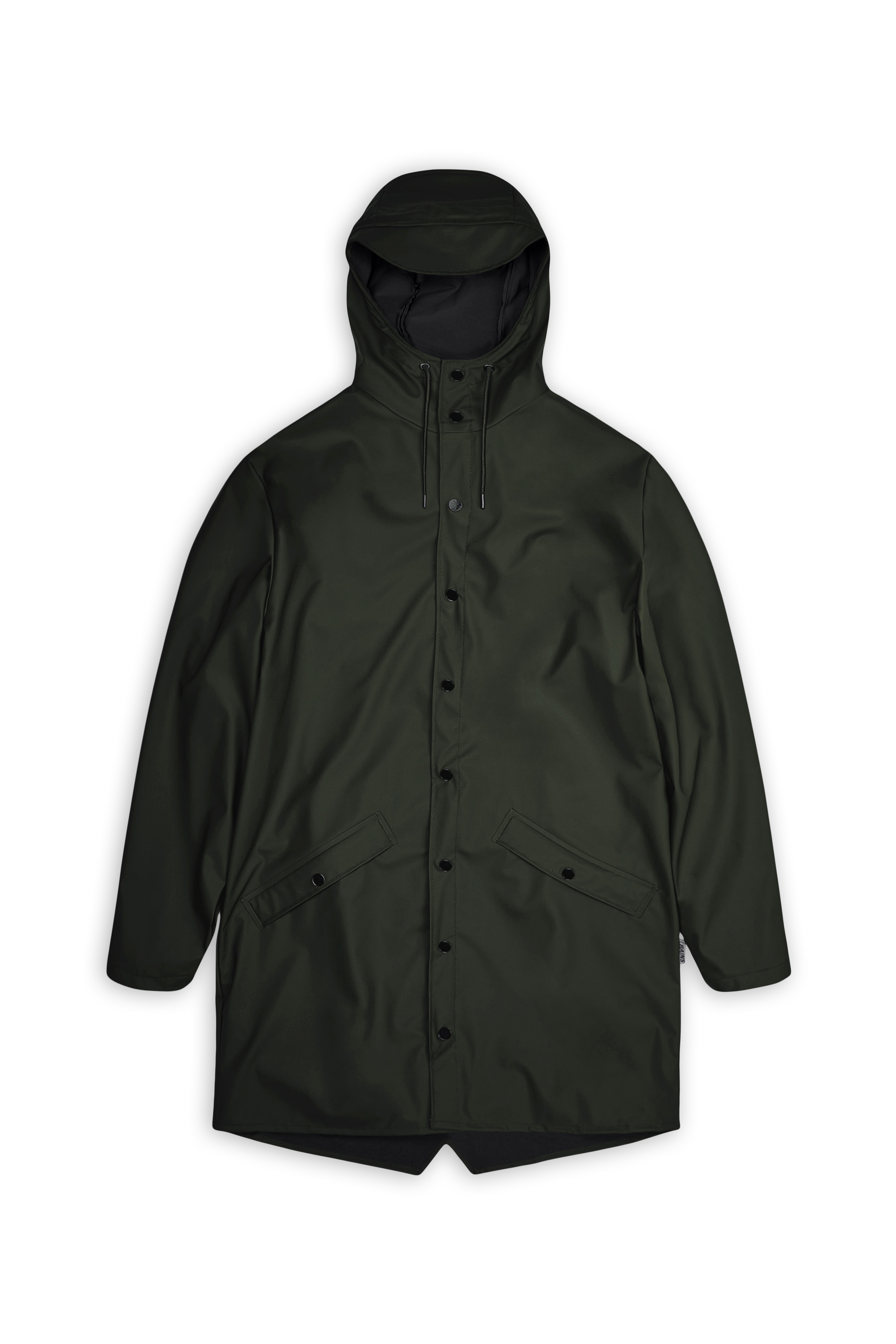 RAINS Long Jacket Green Jacket