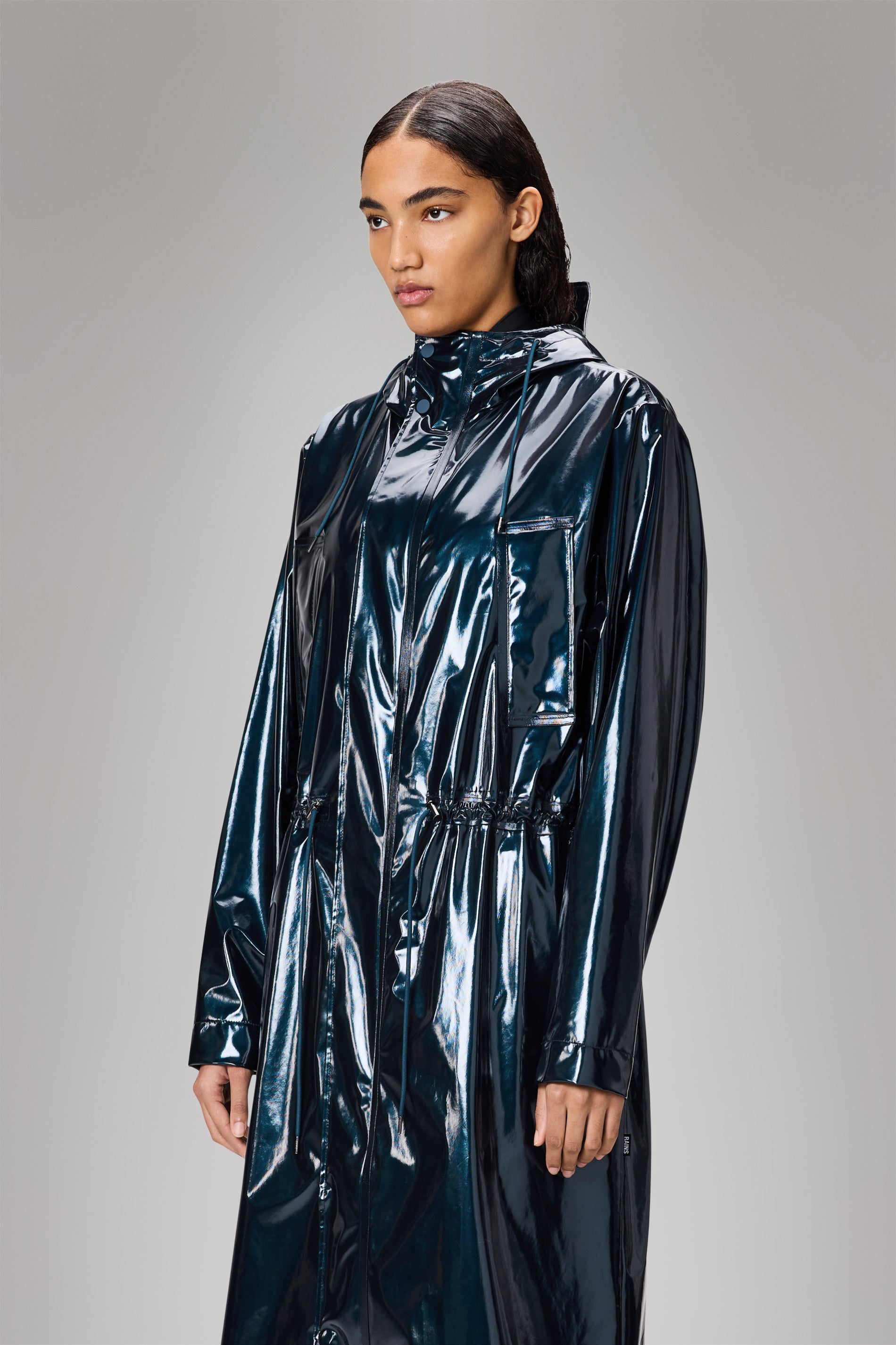 RAINS Bold Longest Jacket Spill Jacket