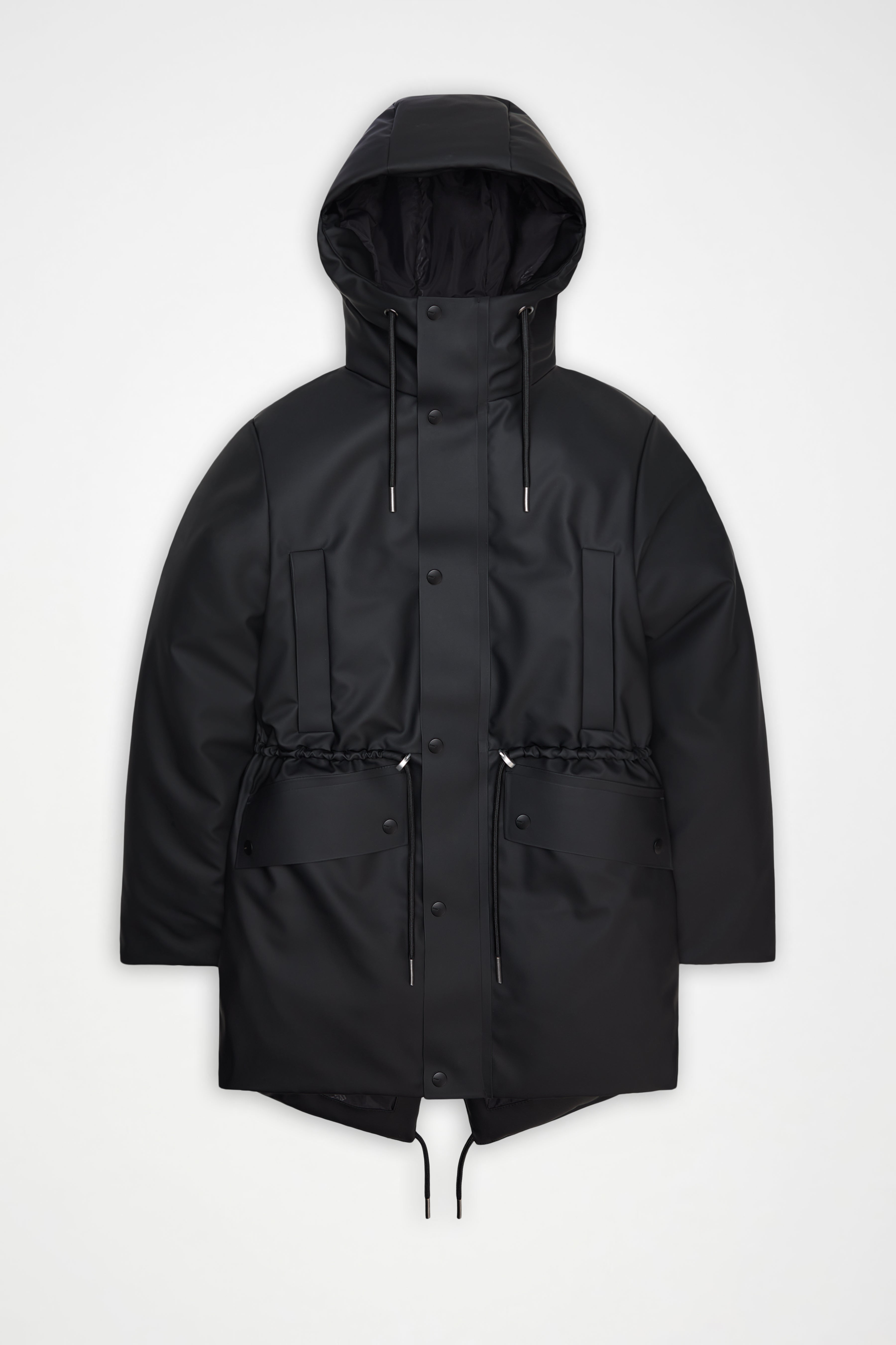 RAINS Nome String W Parka Black Jacket