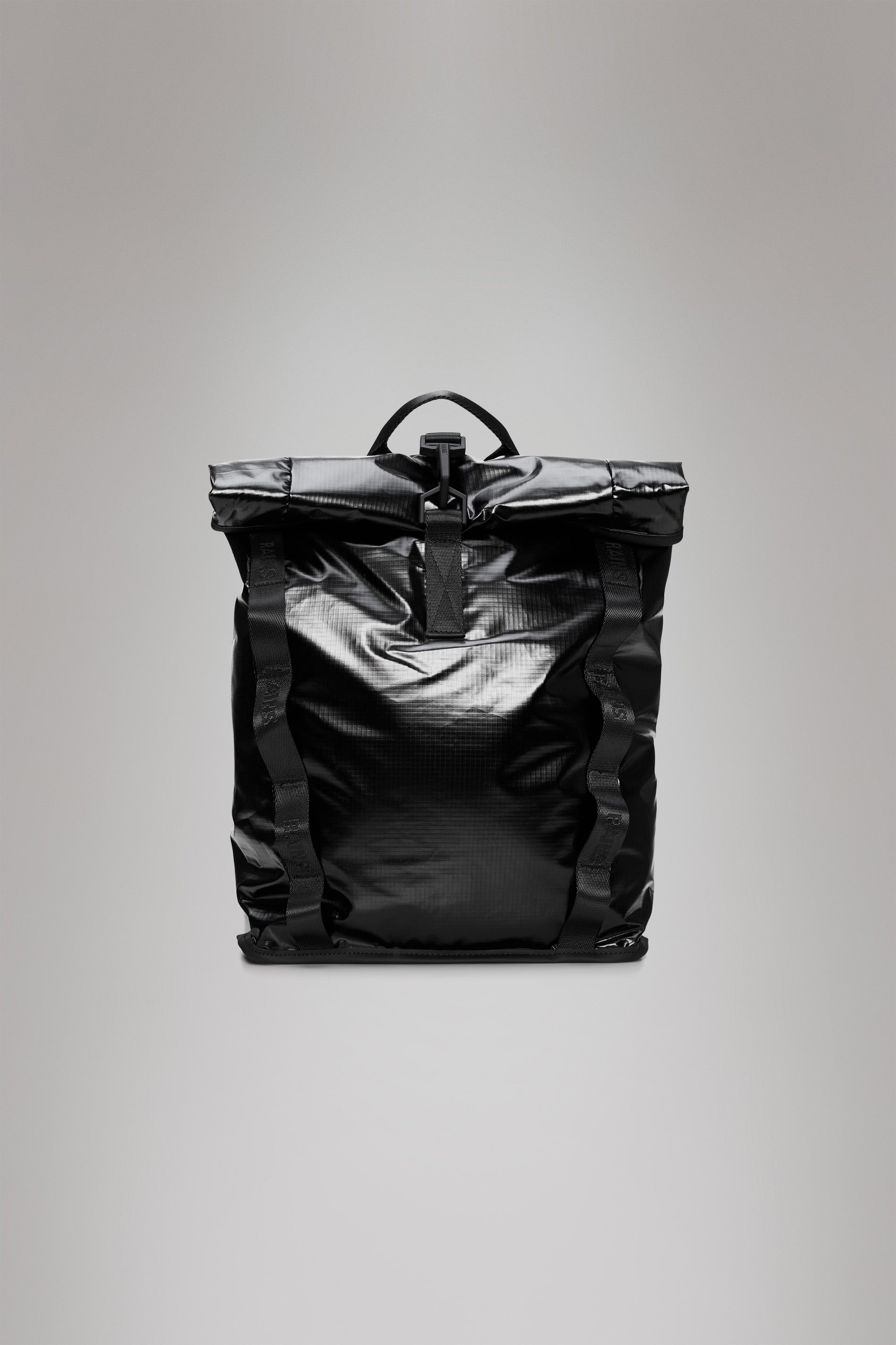 RAINS Sibu Rolltop Rucksack Mini Black 10L H39 x D10 x W27 cm Backpack