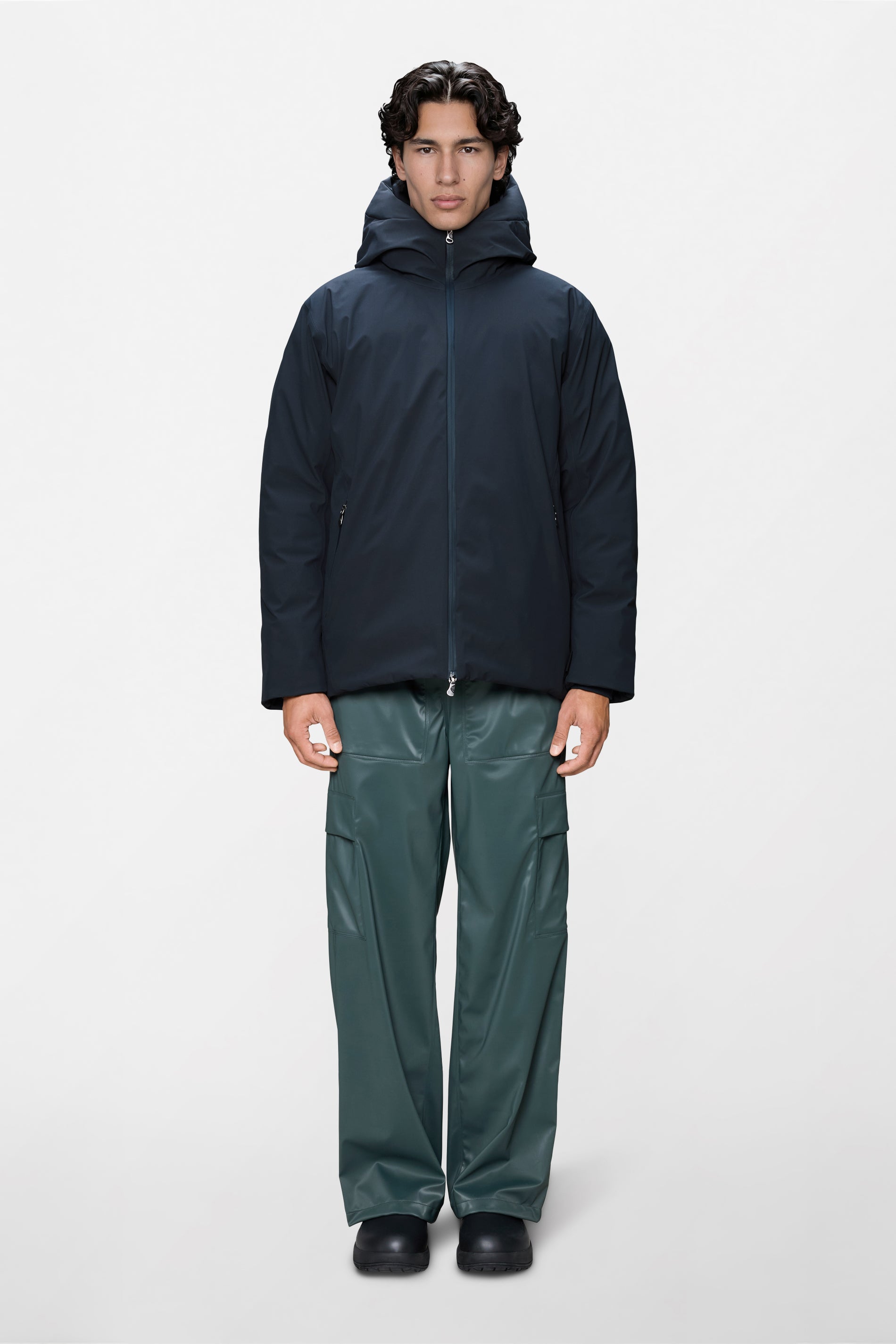 RAINS Sarna Puffer Jacket Navy Jacket