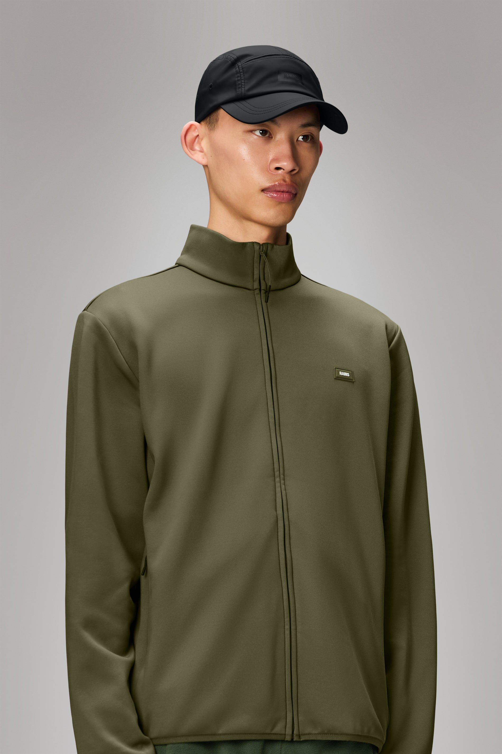 RAINS 5 Panel Cap Black Headwear