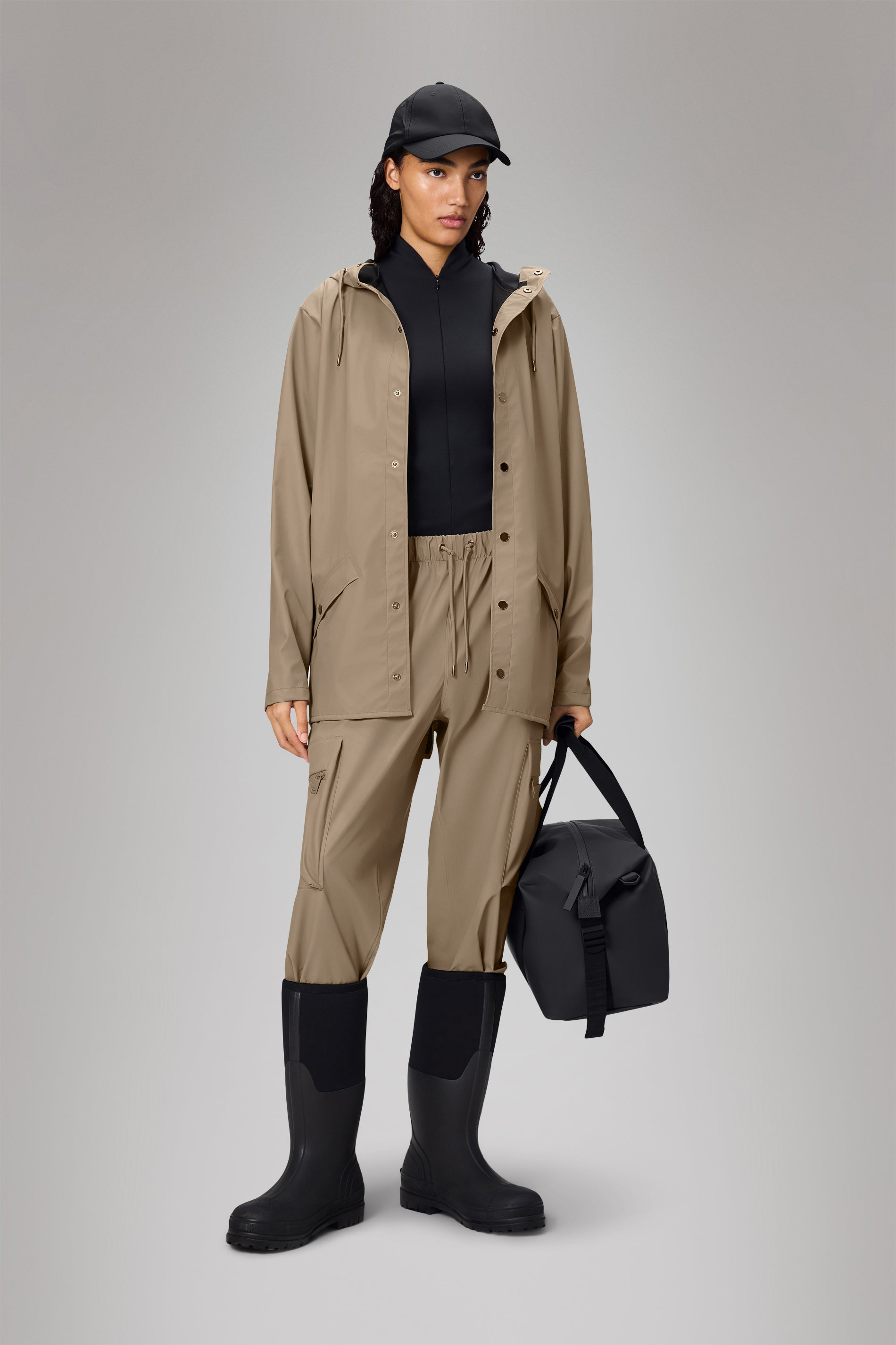 RAINS Jacket Beige Jacket