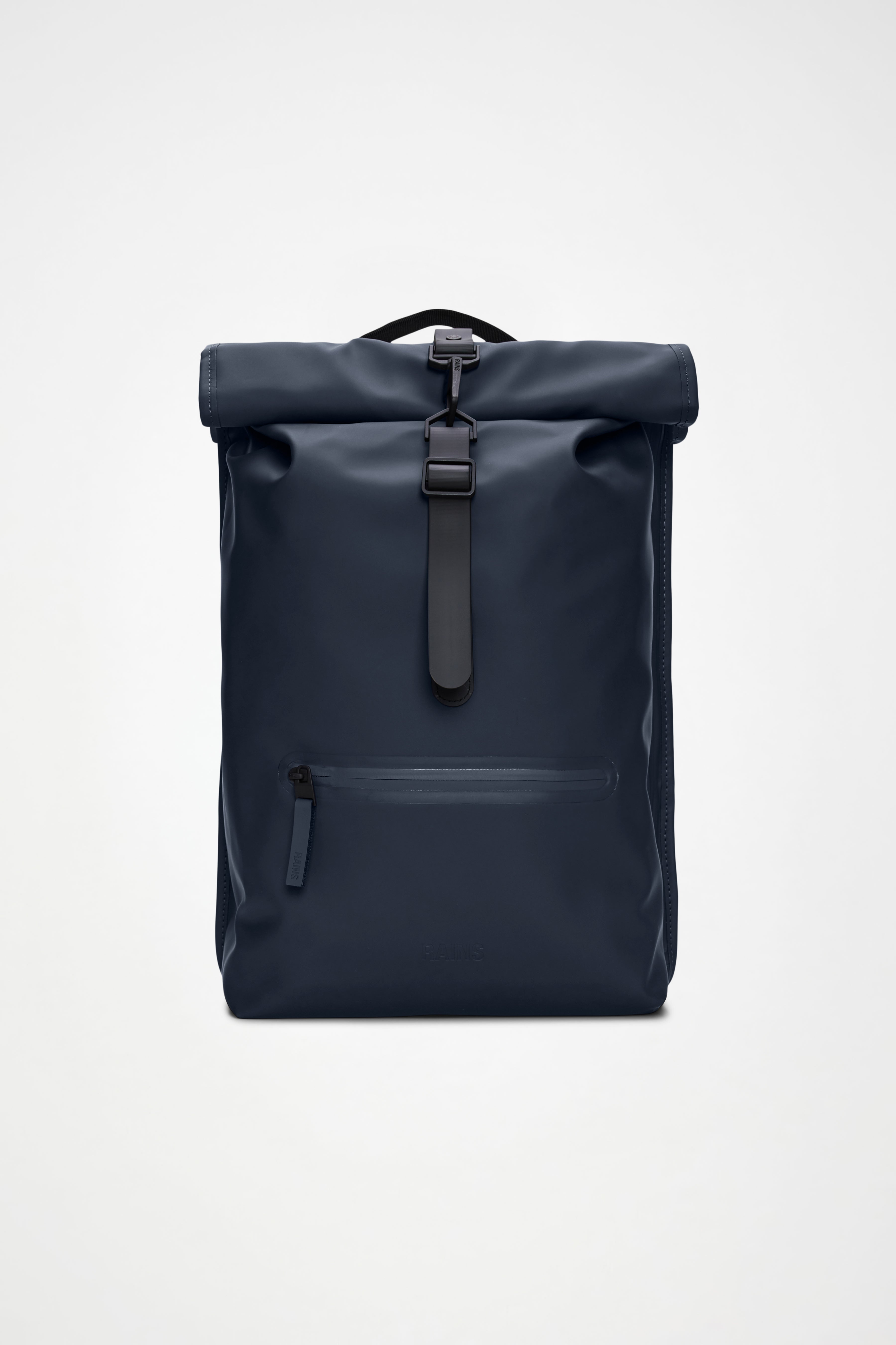 RAINS Rolltop Rucksack Navy 17L H60 x D11 x W32 cm Backpack