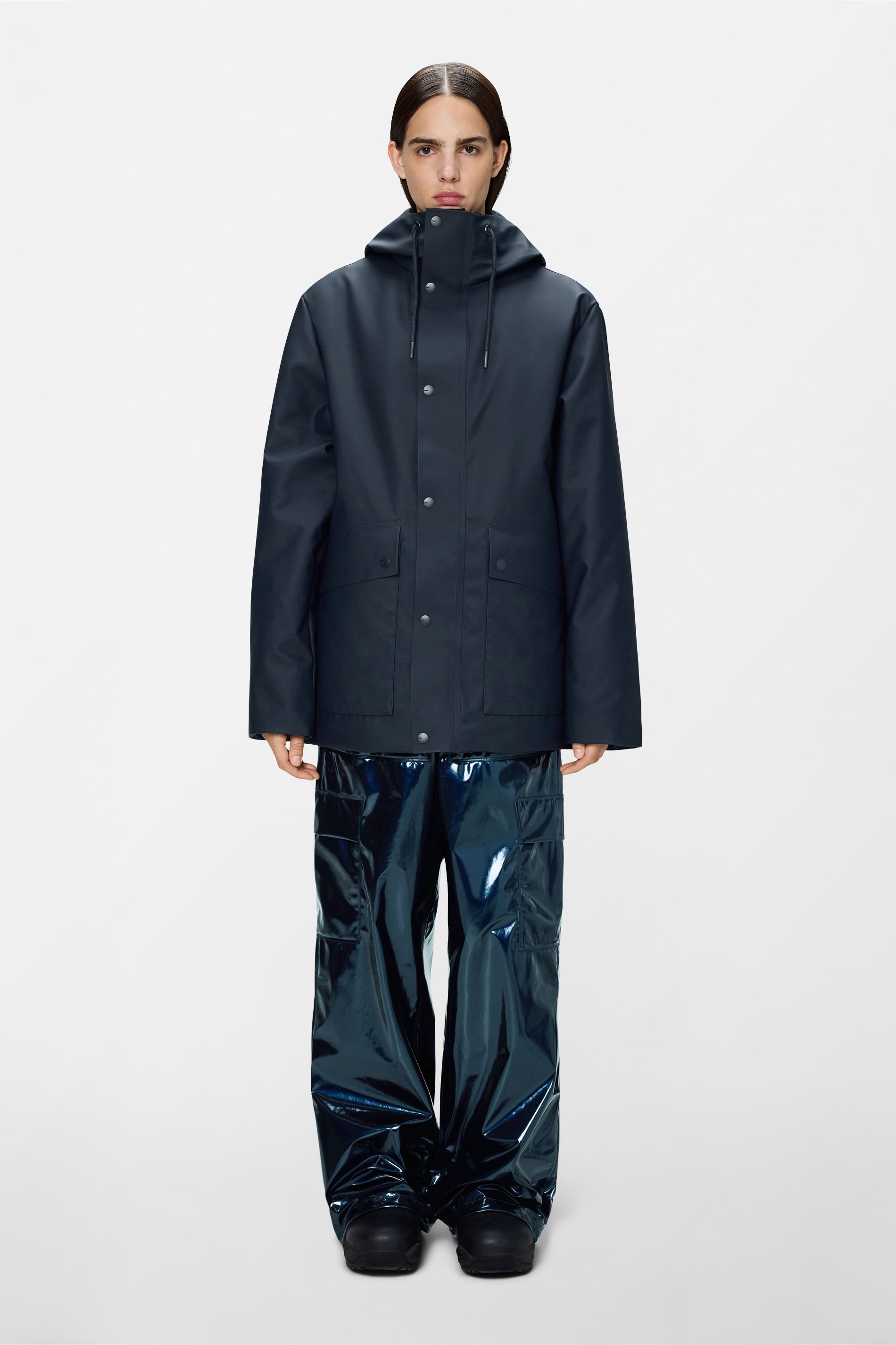 RAINS Nome Parka Navy Jacket