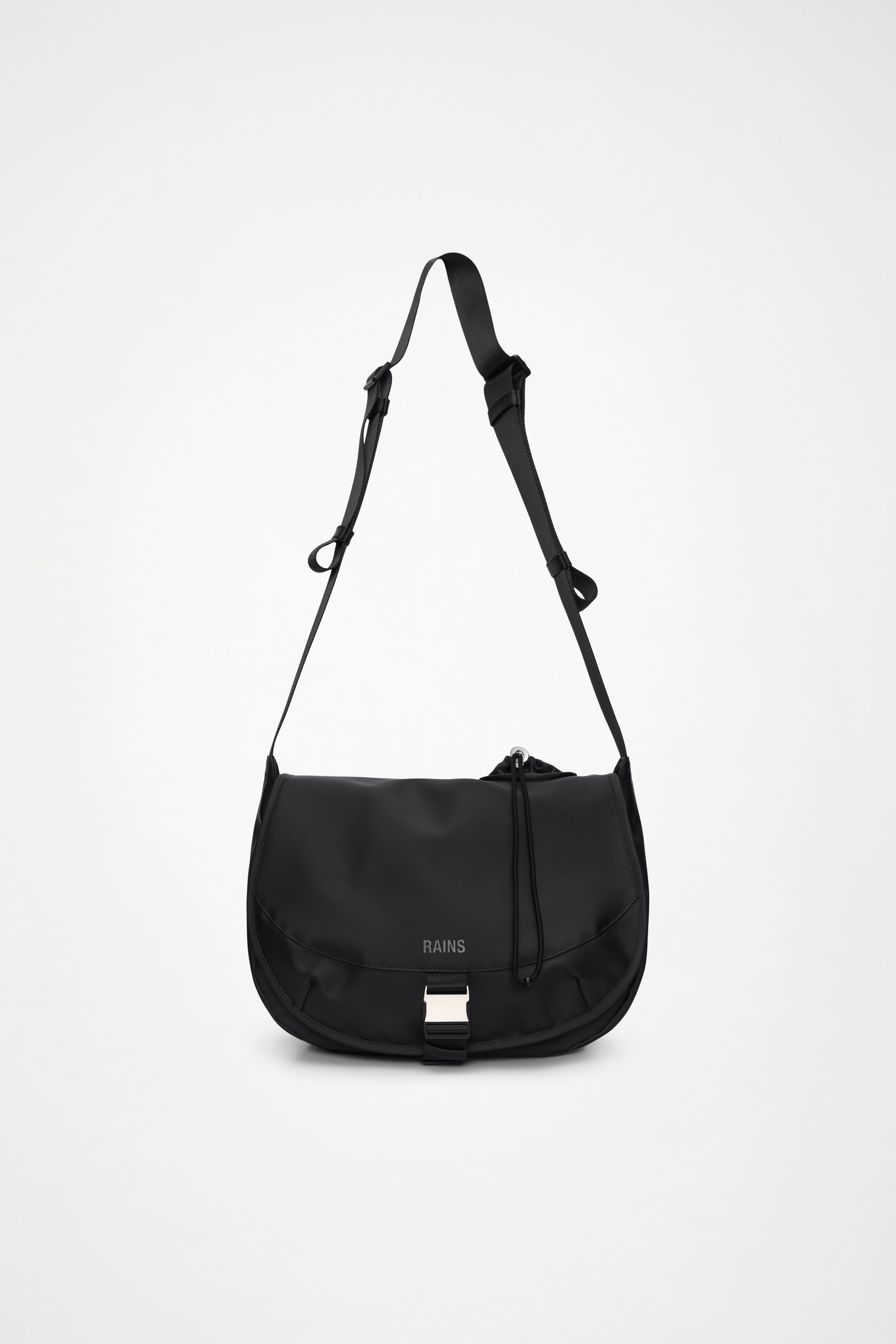 RAINS Bottle Messenger Bag Black 18L H32 x D22 x W37 cm Messenger