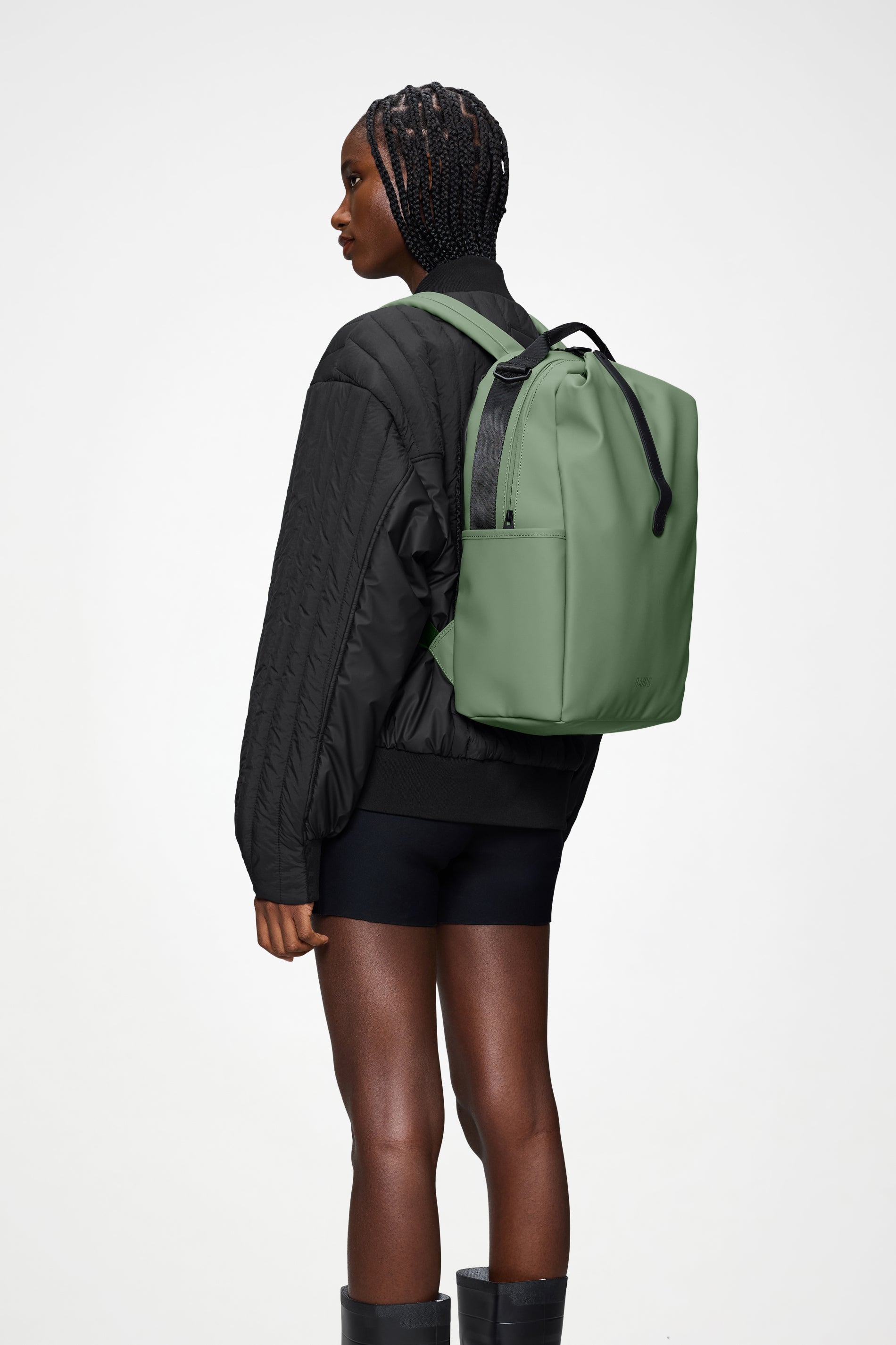 RAINS Clip Front Backpack Well Backpack