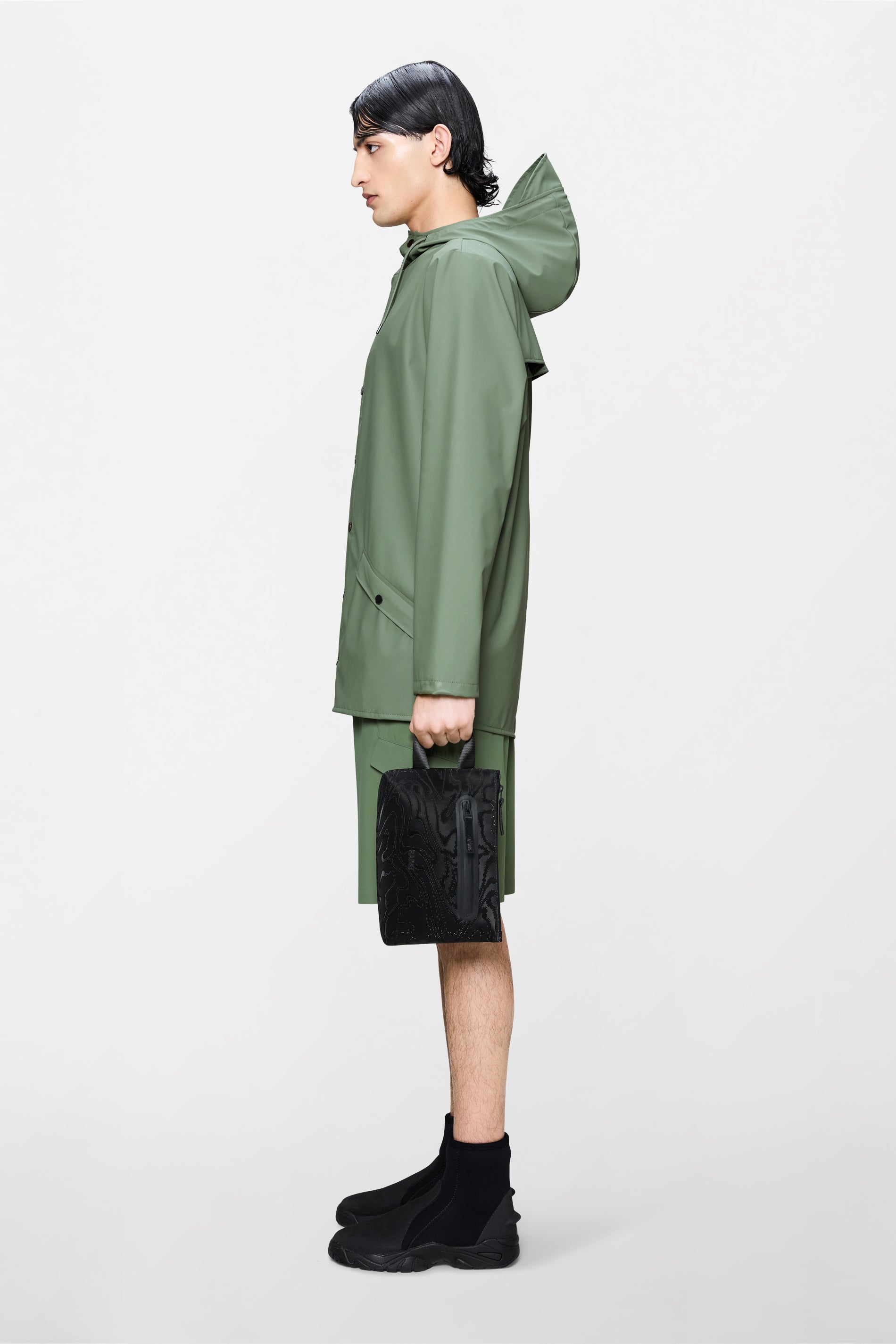 RAINS 2 Zip Cosmetic Bag Large Amp Wash Bag