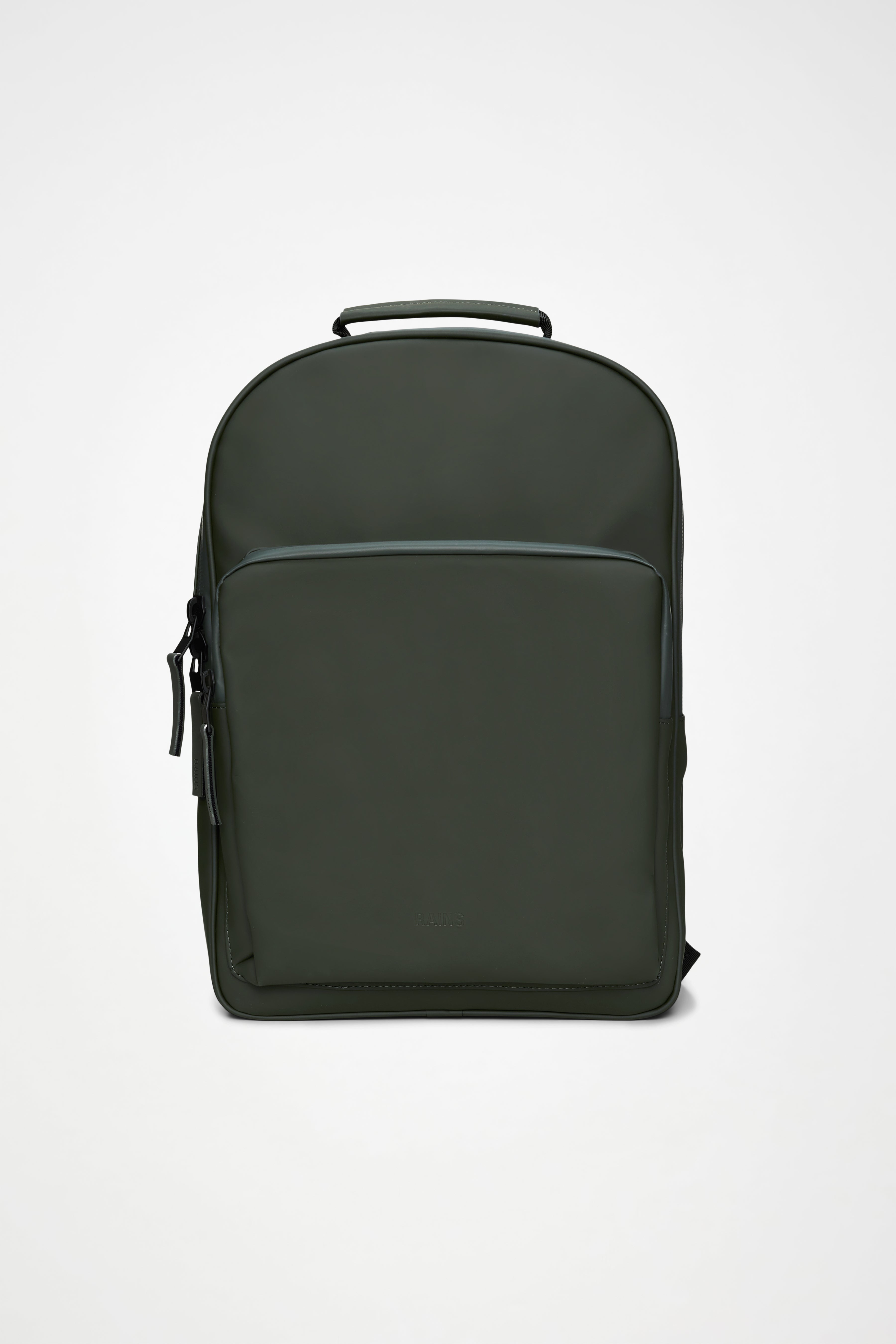 RAINS Book Daypack Large Green 15L H43 x D12 x W30 cm Backpack