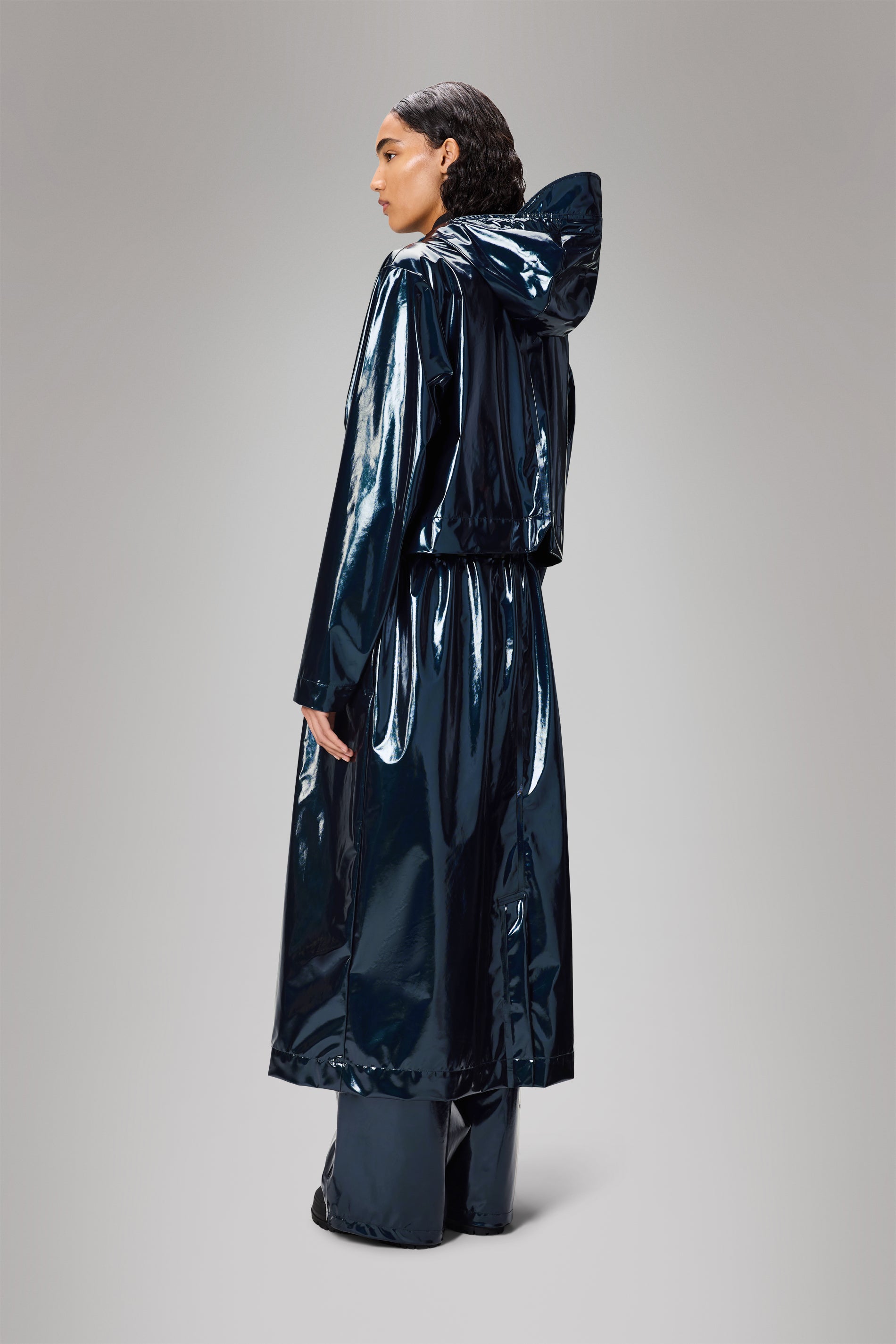 RAINS Bold Longest Jacket Spill Jacket