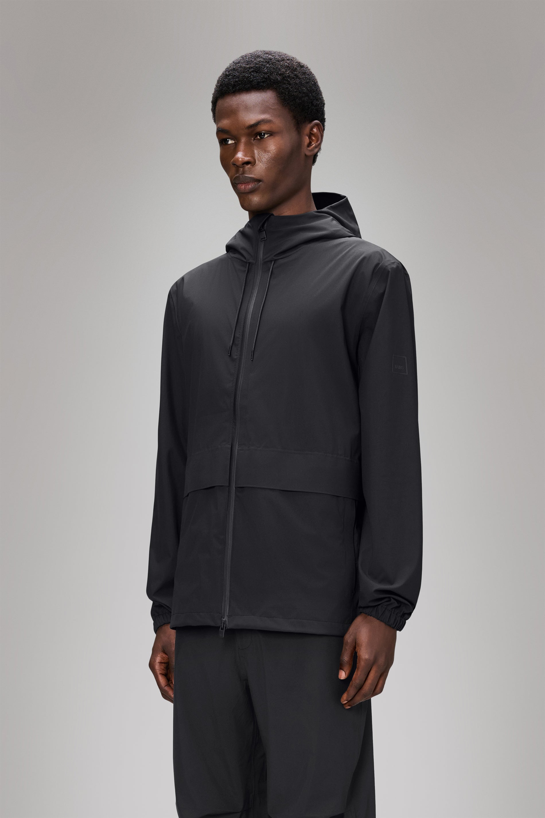 RAINS Suva Hardshell Pocket Jacket Black Jacket