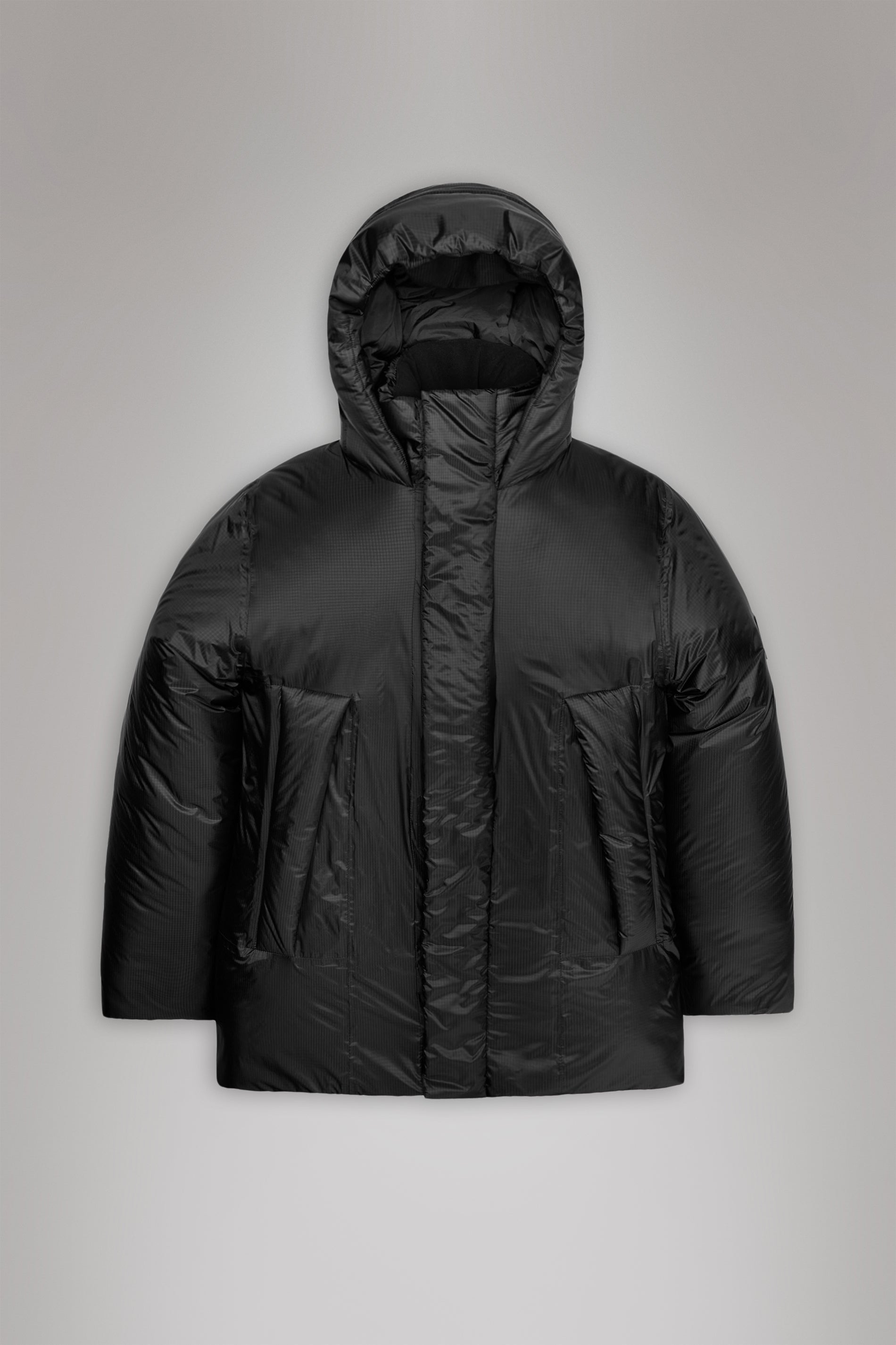 Rains Torna Insulated Curve Jacket Black Jacket
