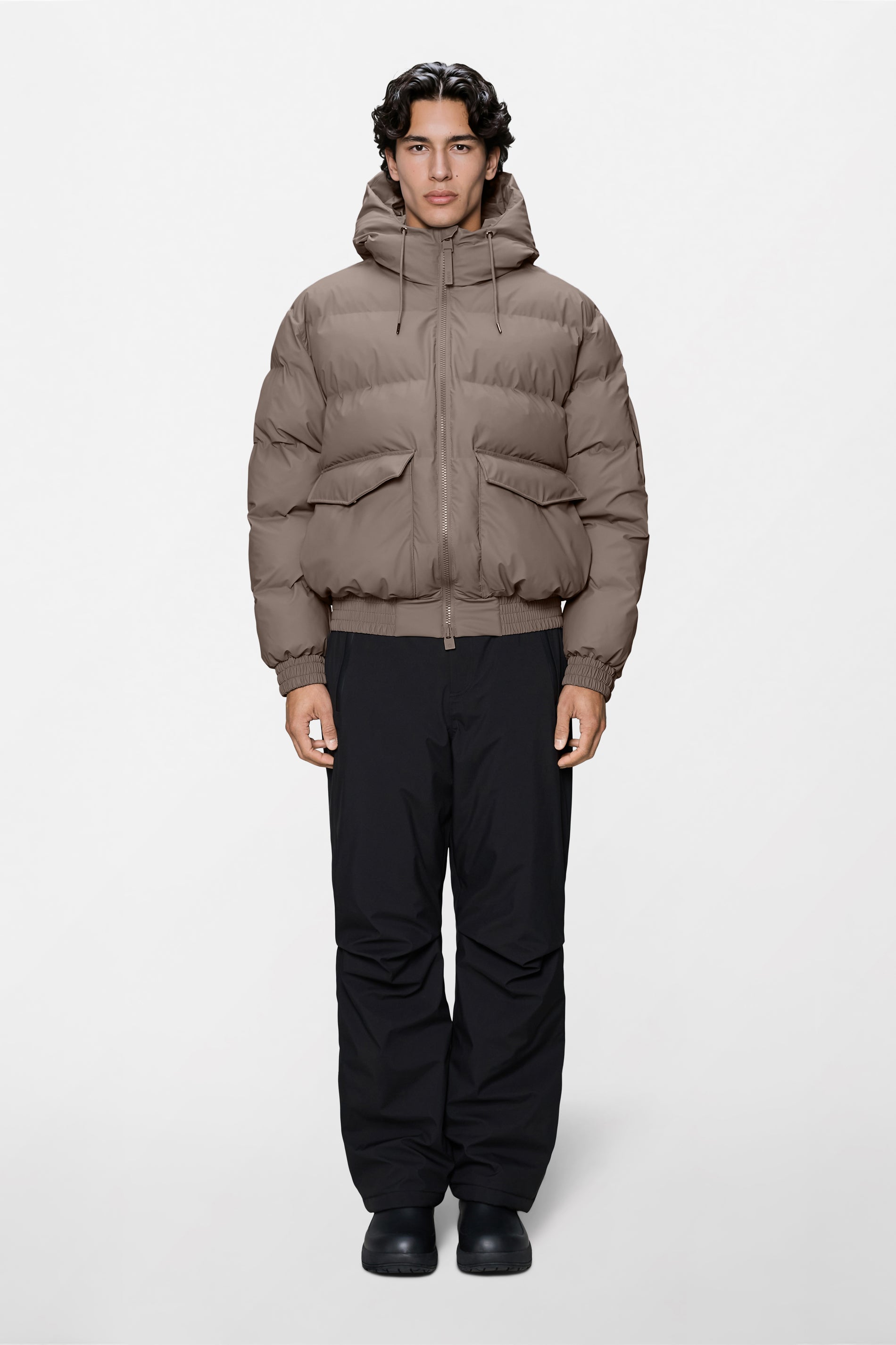 RAINS Alta Bomber Puffer Jacket Cinder Jacket