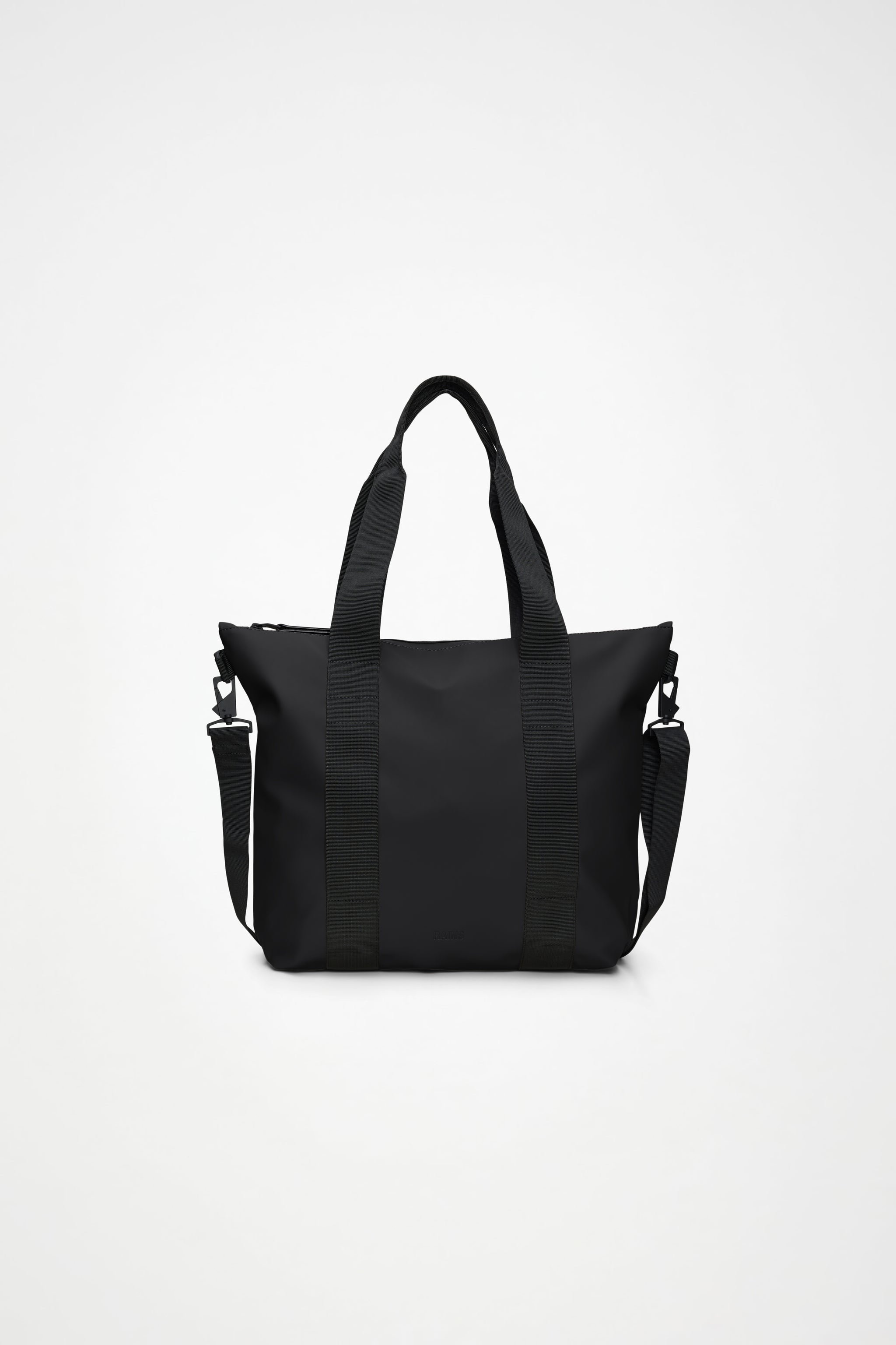 hand bag for raining Rains Black Mini Tote Bag