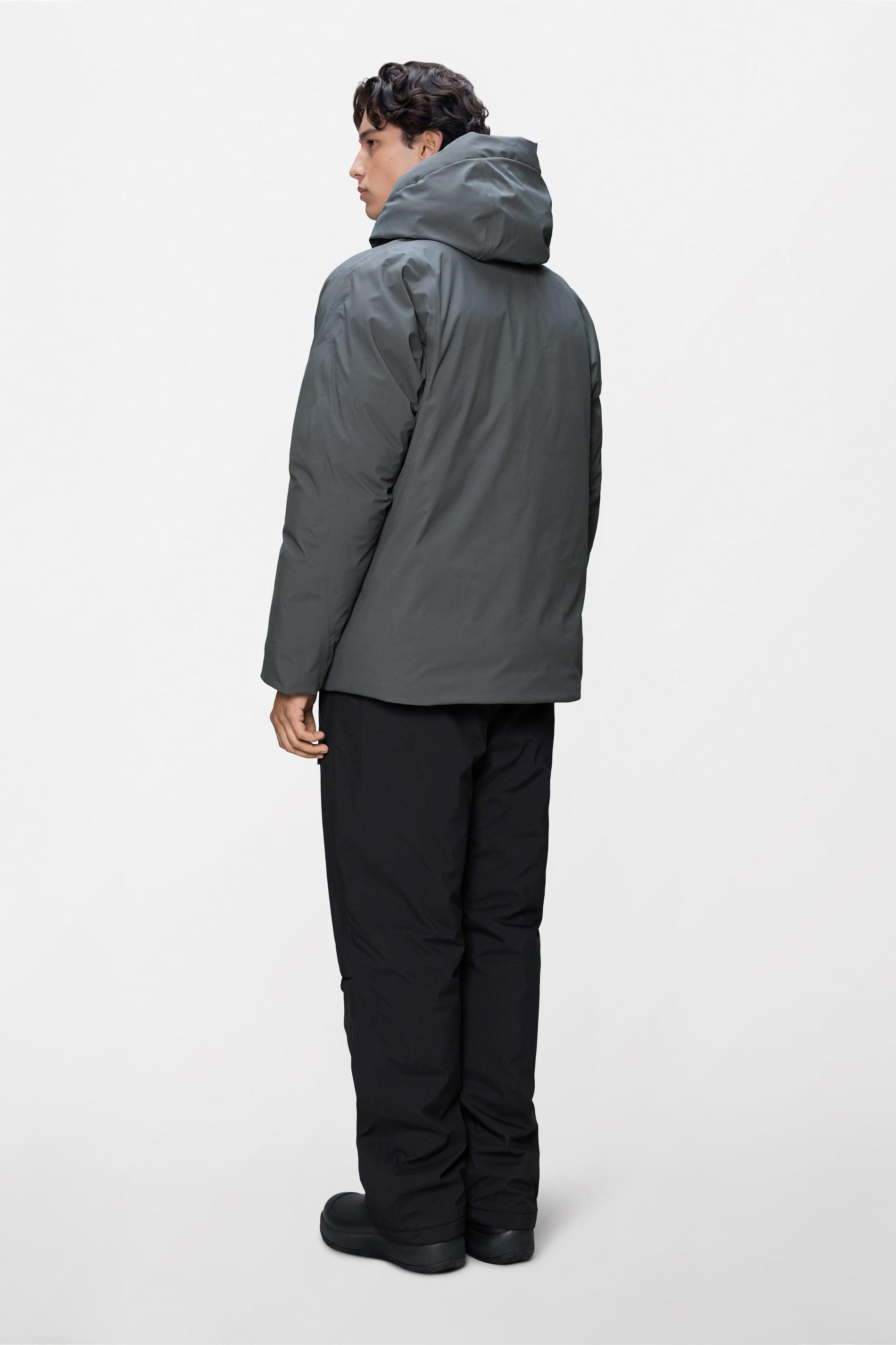 RAINS Sarna Puffer Jacket Dark Grey Jacket