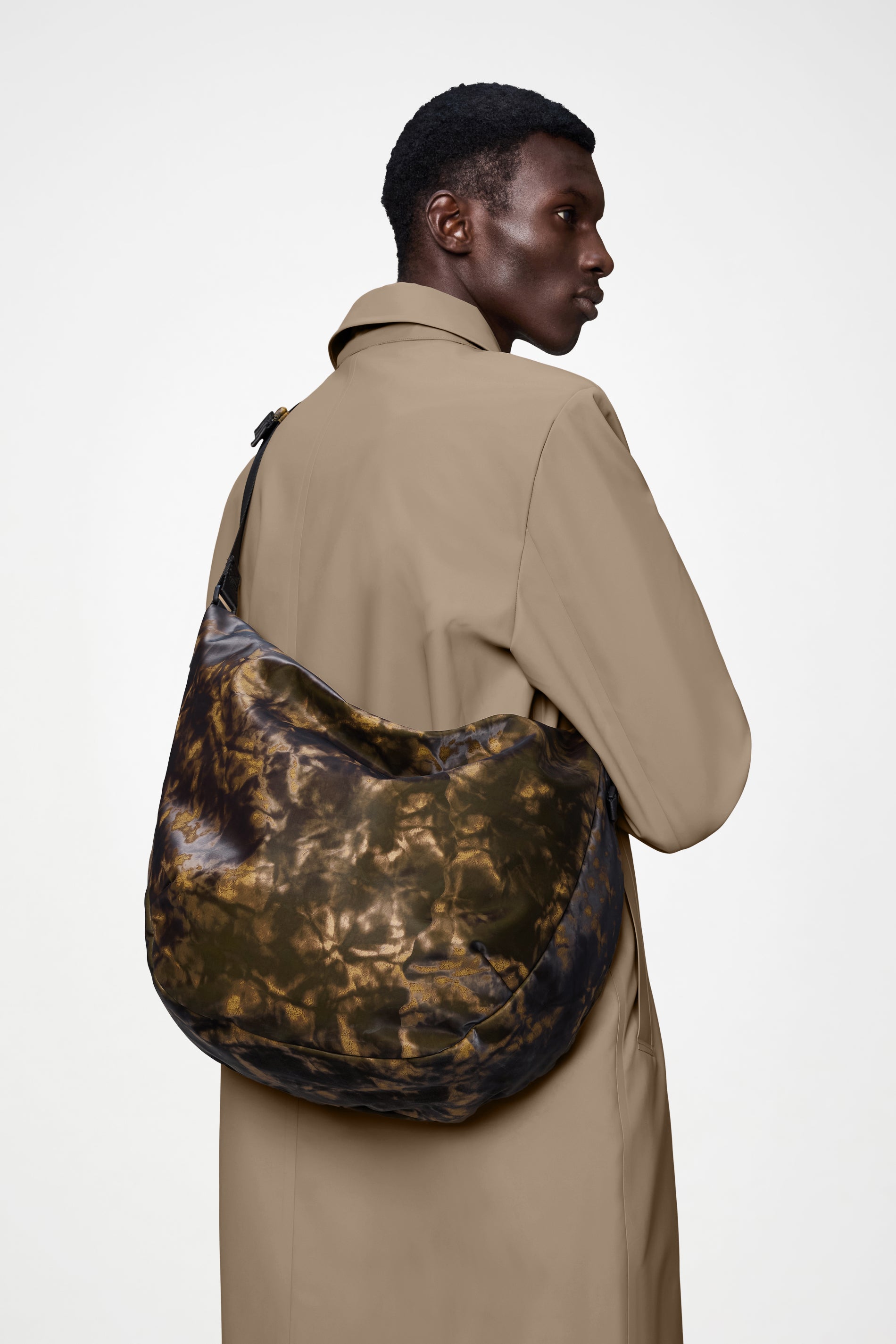 RAINS Valera Shoulder Bag Large Muddy Crossbody