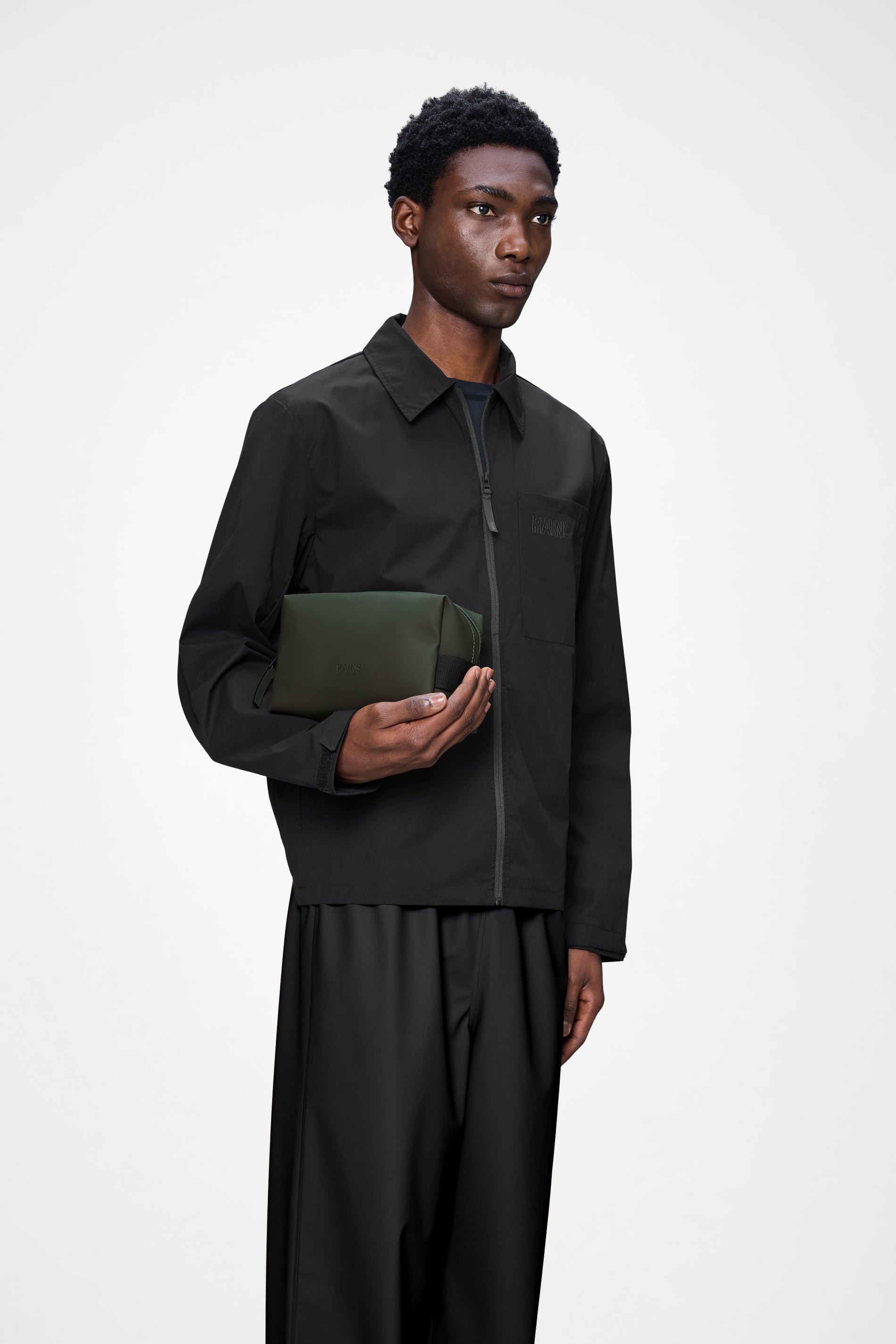 RAINS Wash Bag Small Green 3L H13 x D11 x W21 cm Wash Bag