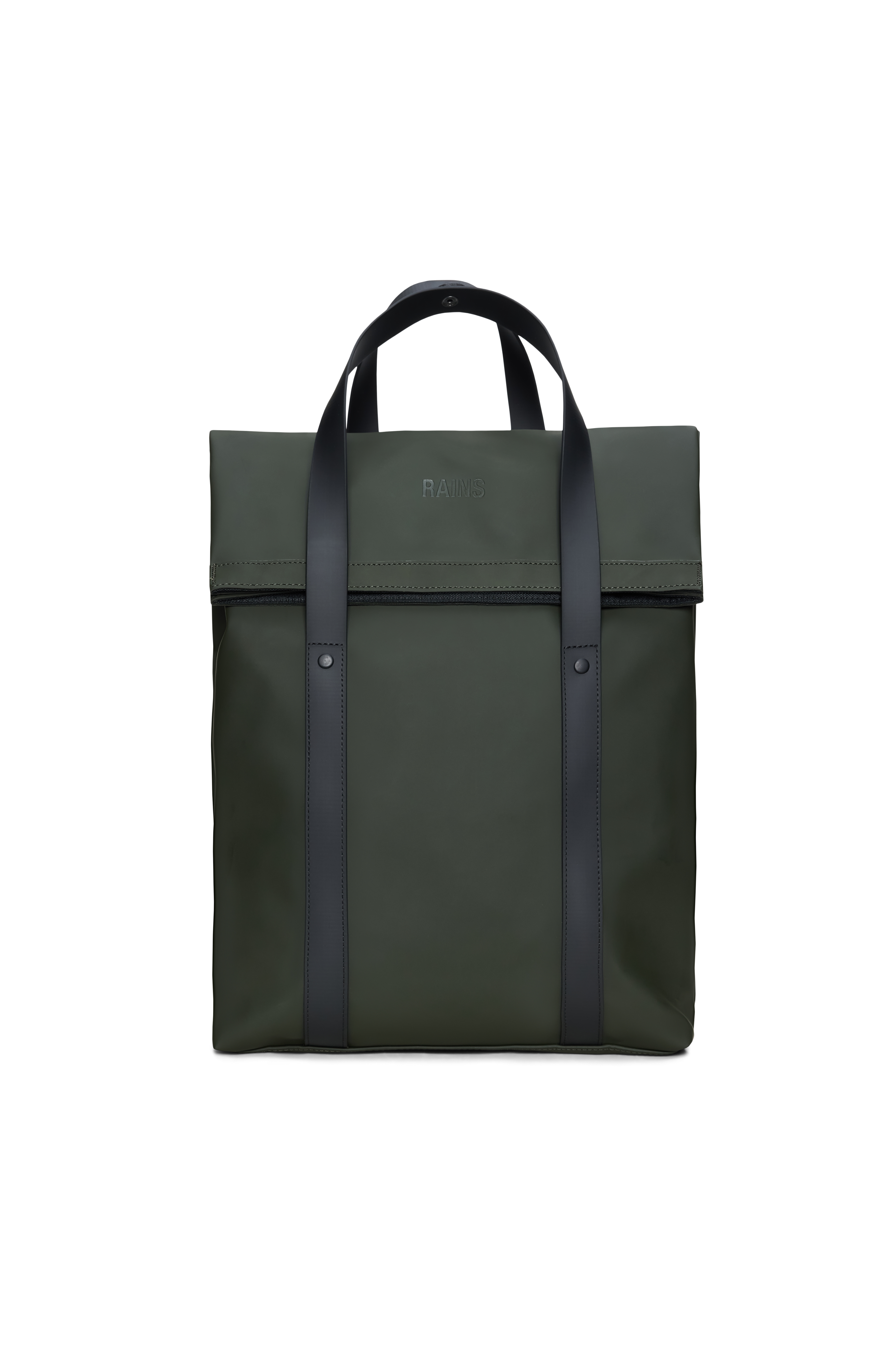 RAINS 2 Way Tote Backpack Green 15L H42 x D12 x W30 cm Backpack