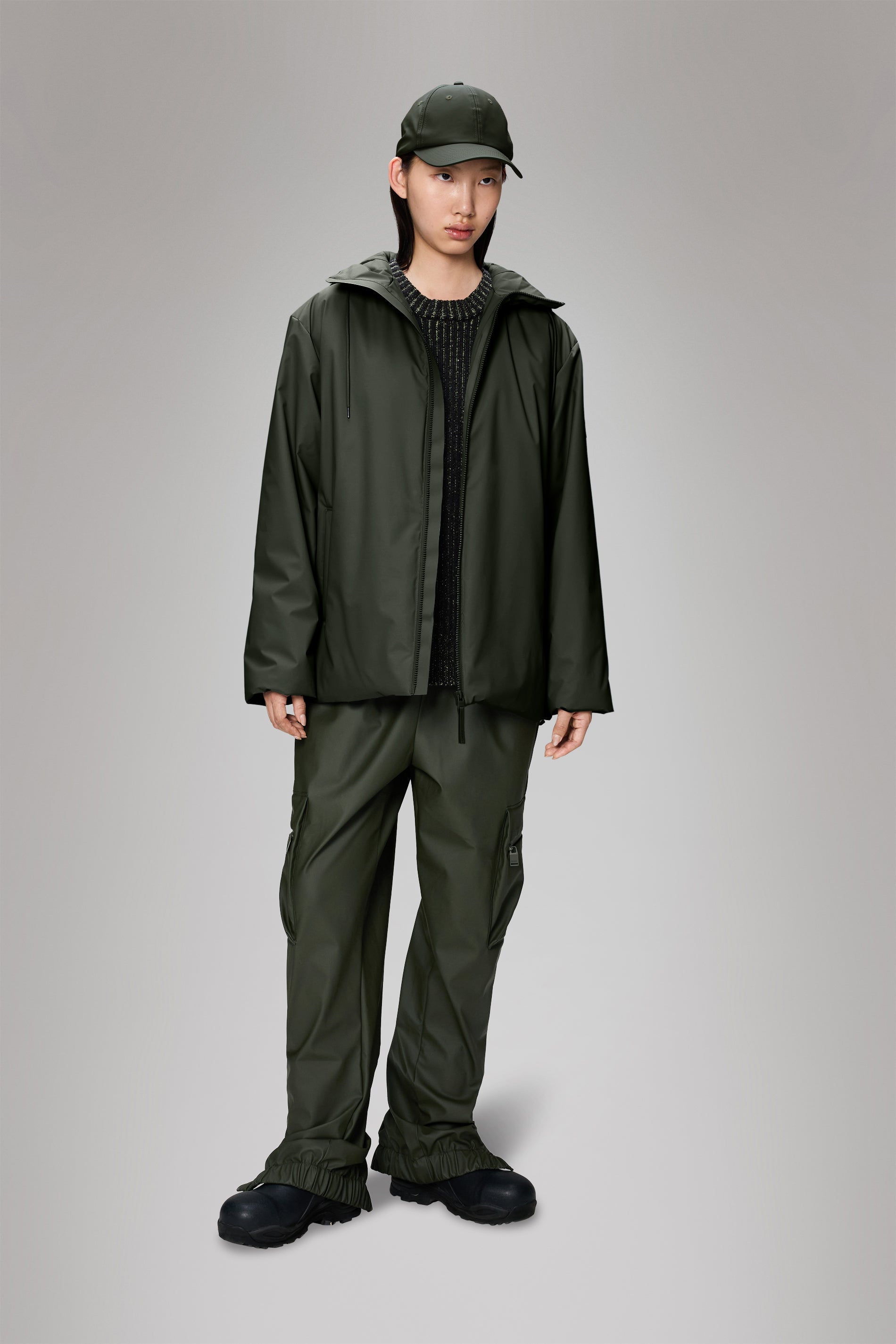 RAINS Lohja Insulated Jacket Green Jacket