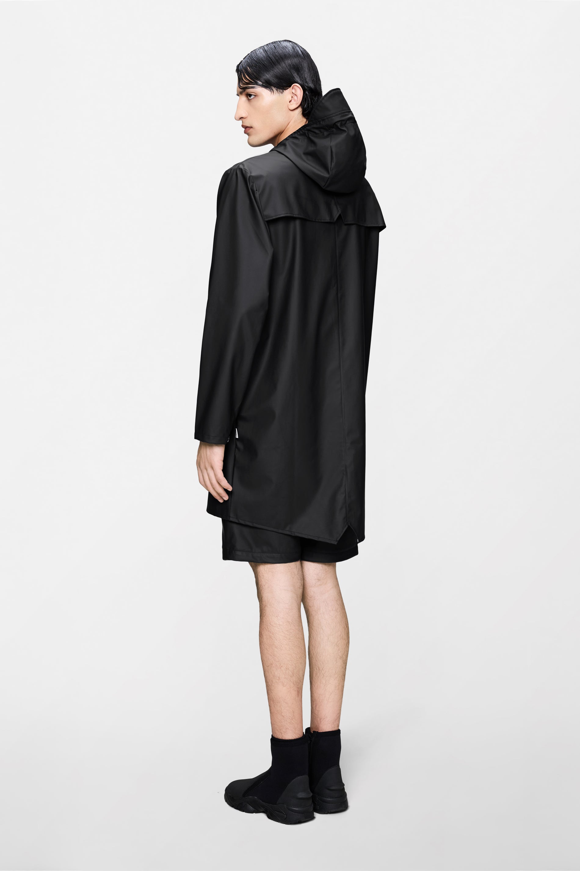 RAINS Long Jacket Black Jacket