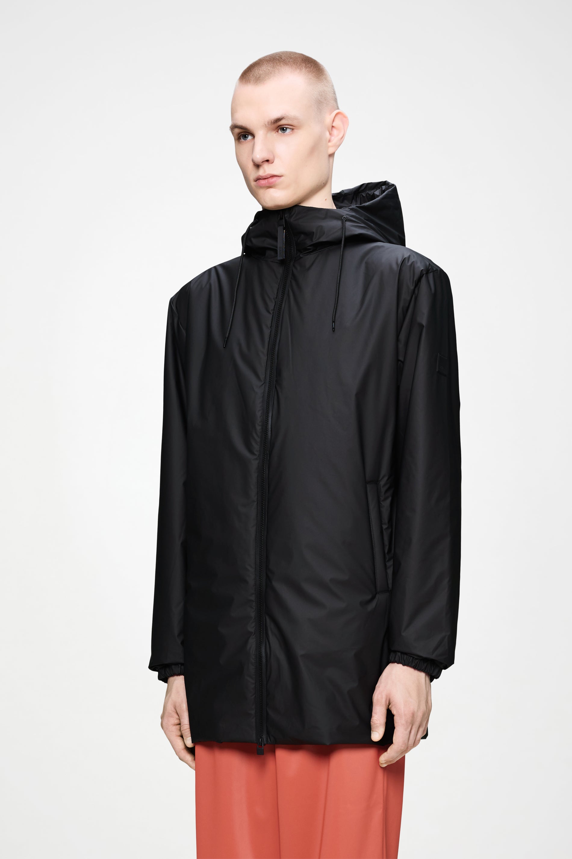 RAINS Lohja Long Insulated Jacket Black Jacket