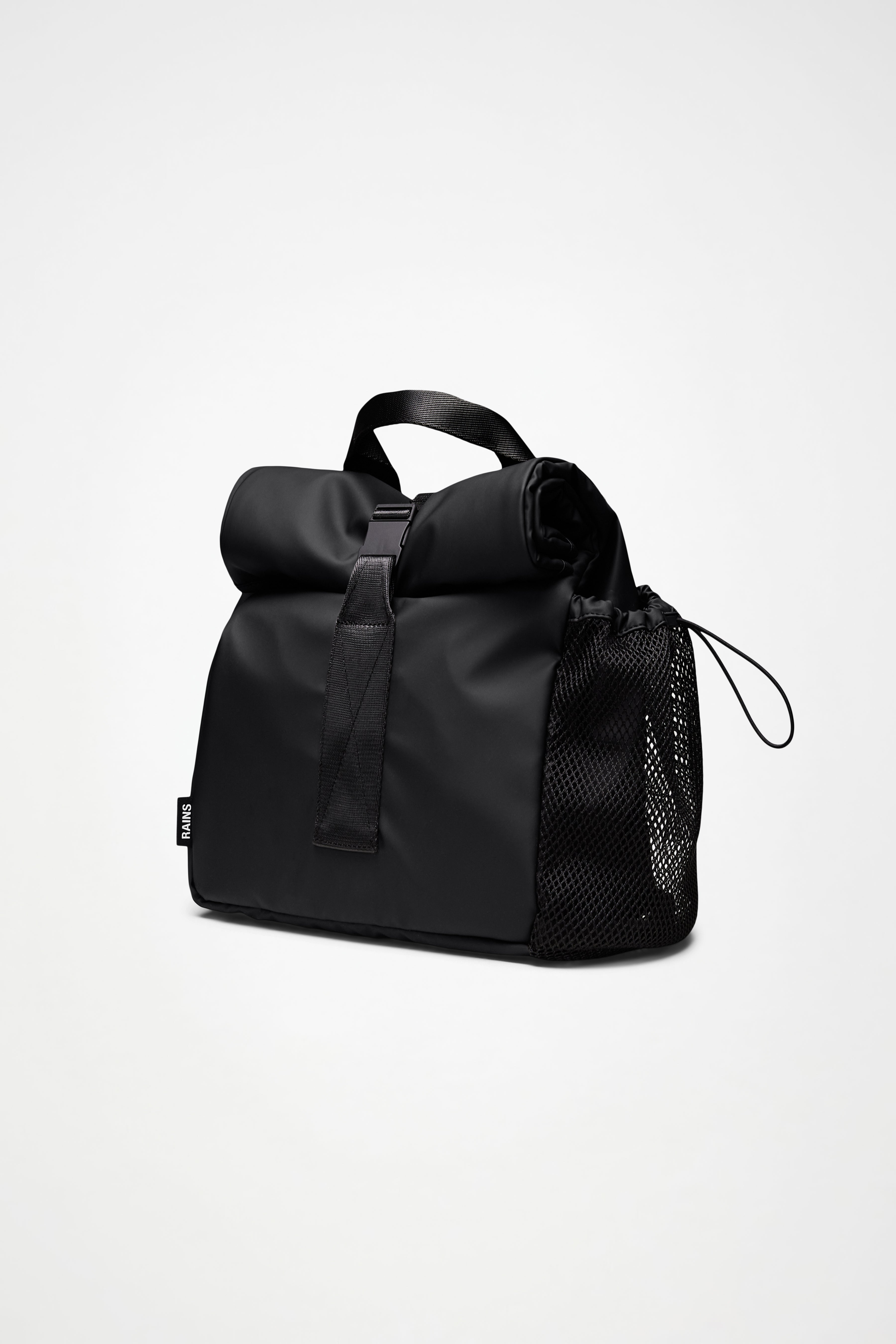 RAINS Lunch Bag Large Black Lunch Bag