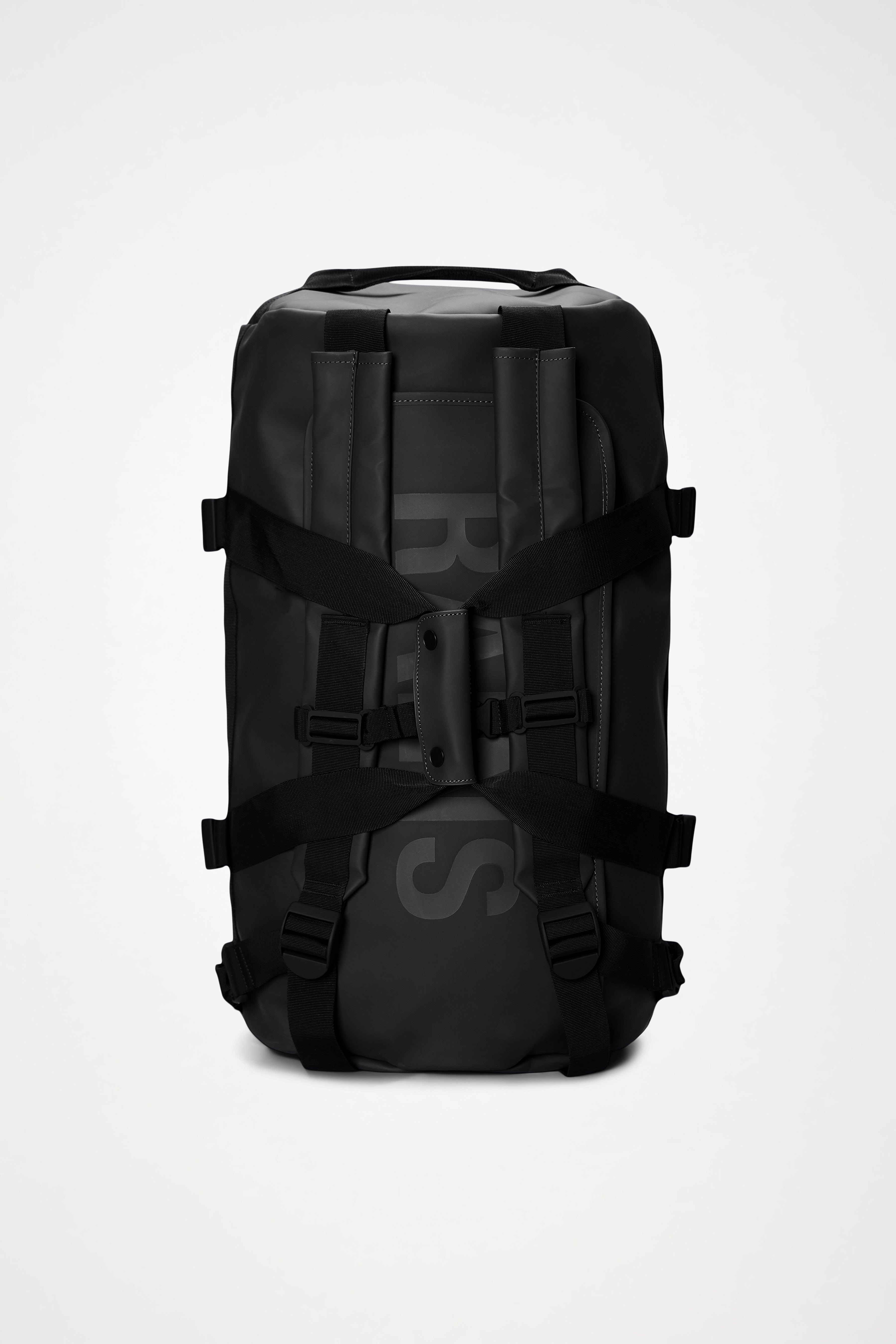 RAINS Texel Duffel Bag Small Black 43L H28 x D28 x W55 cm Duffel