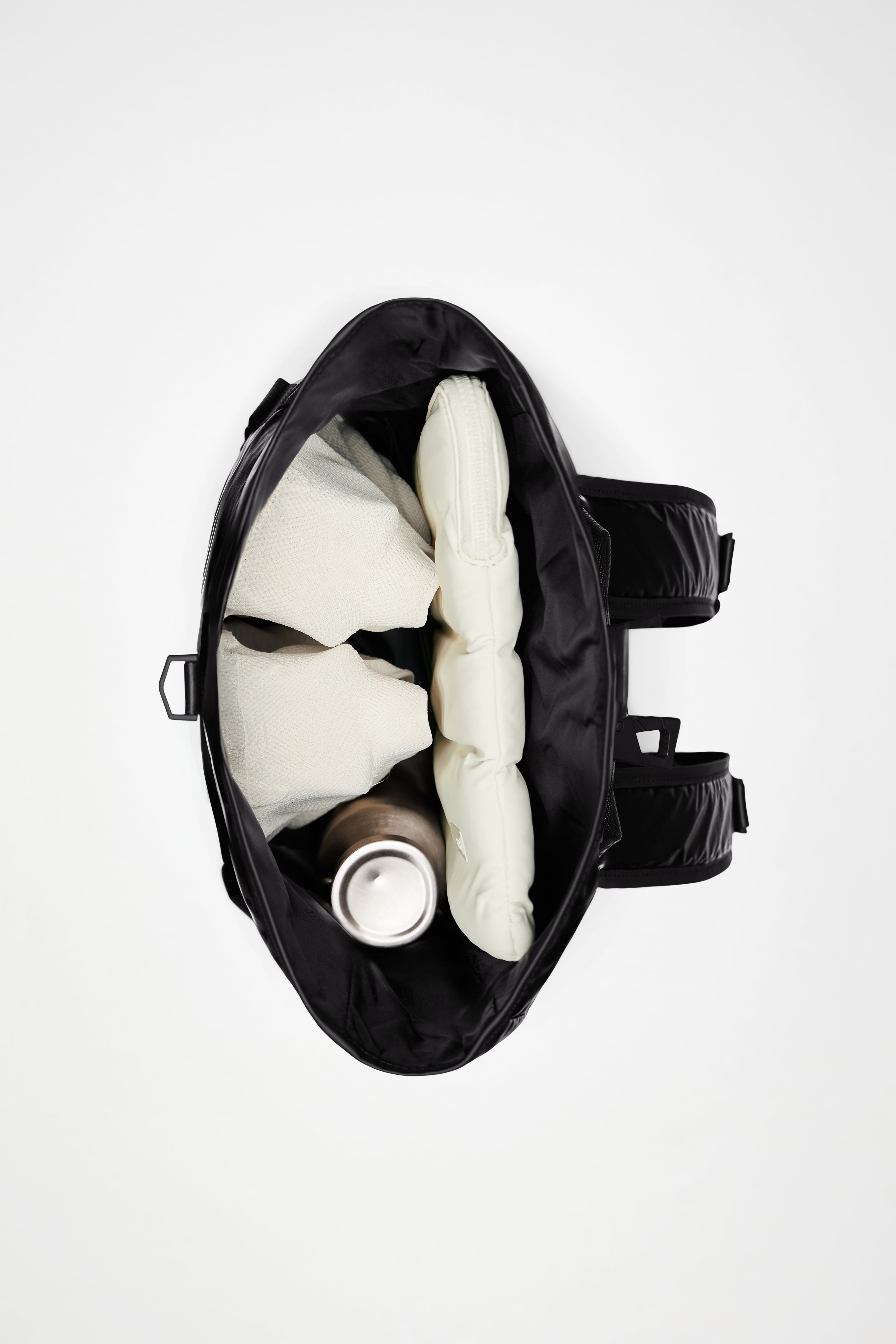 RAINS Sibu Rolltop Rucksack Black 20.50L H46 x D12 x W30 cm Backpack