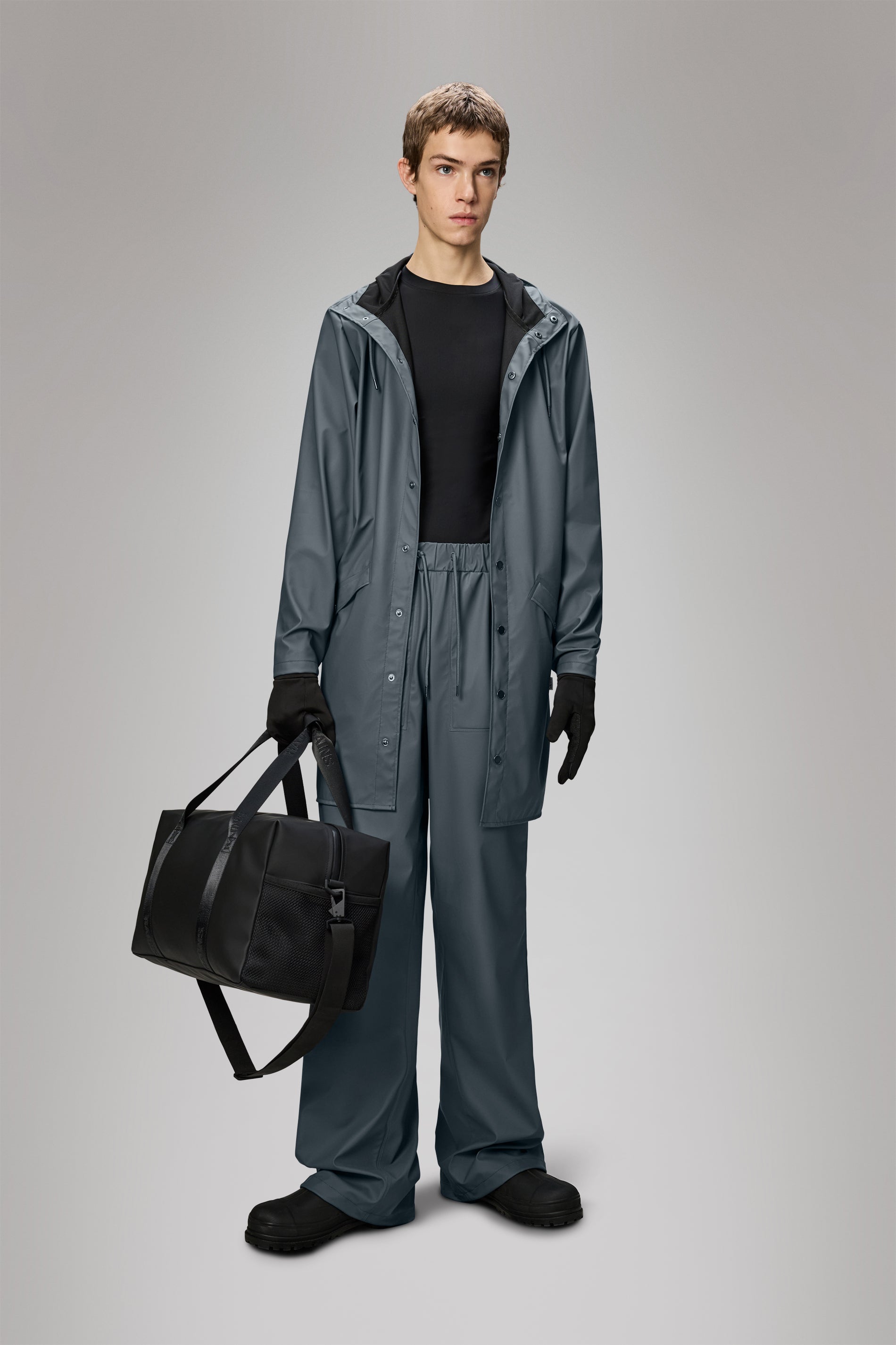 RAINS Long Jacket Lagoon Jacket