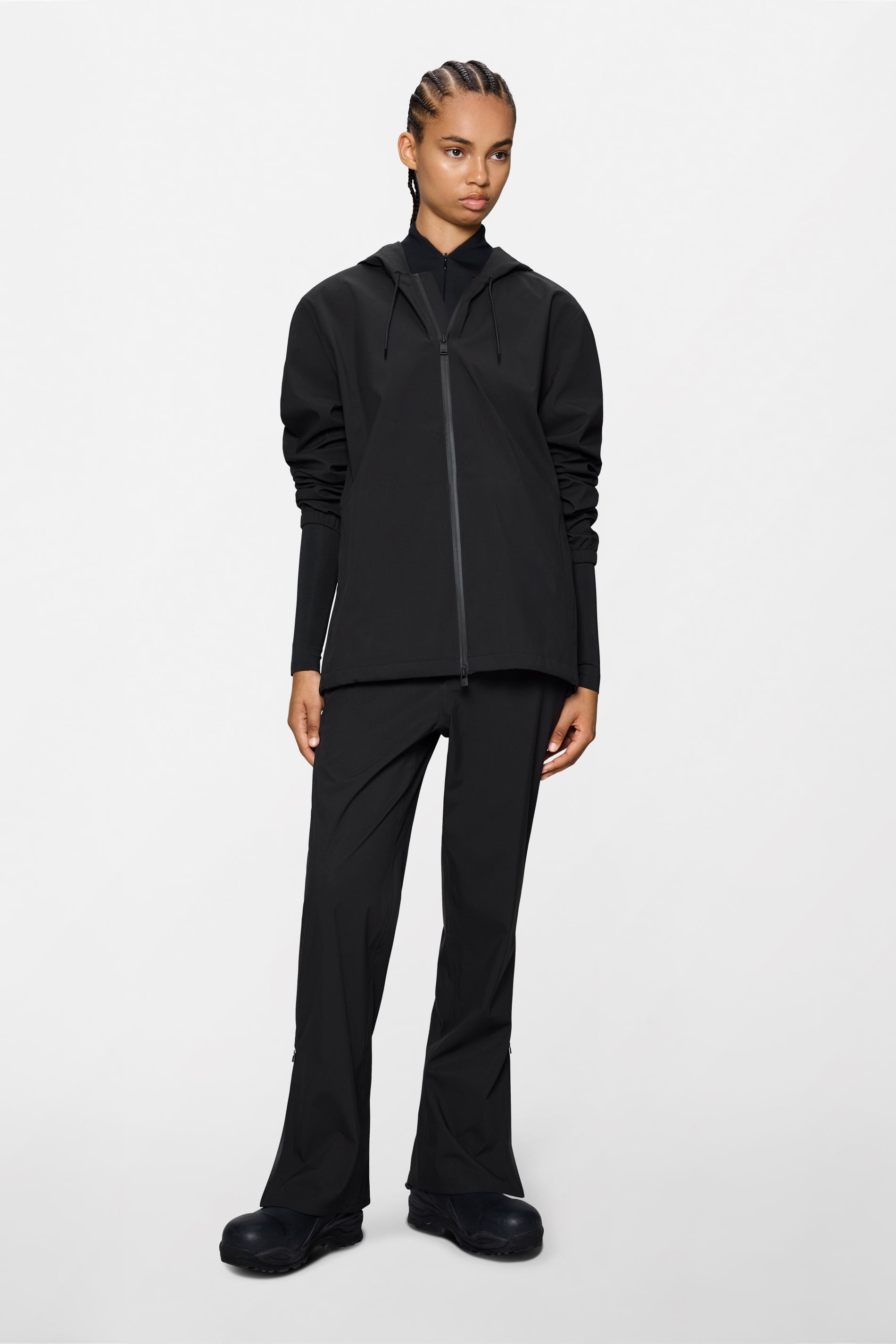 RAINS Suva Hardshell Jacket Black Jacket