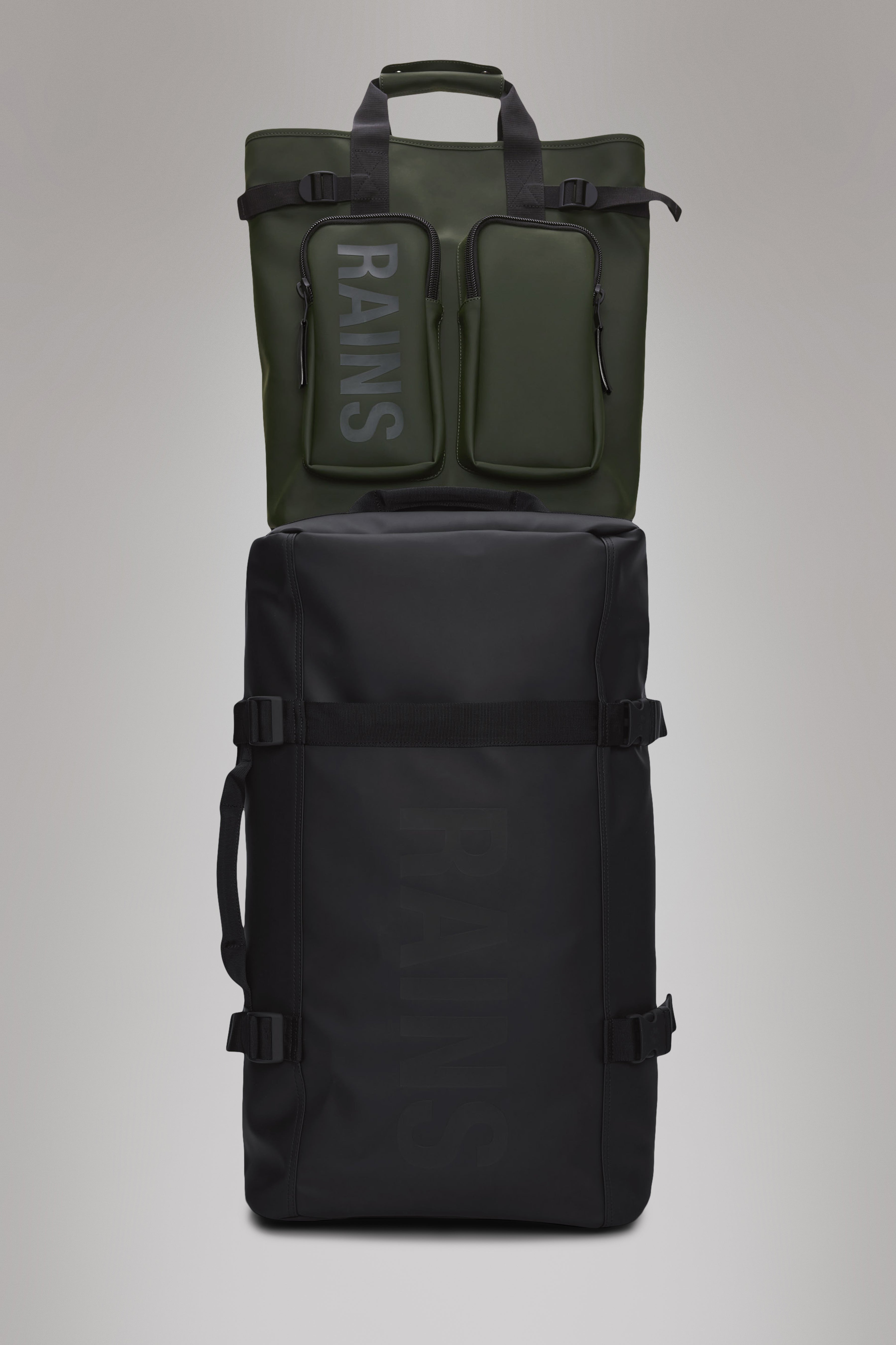 RAINS Texel Tote Backpack Green Backpack