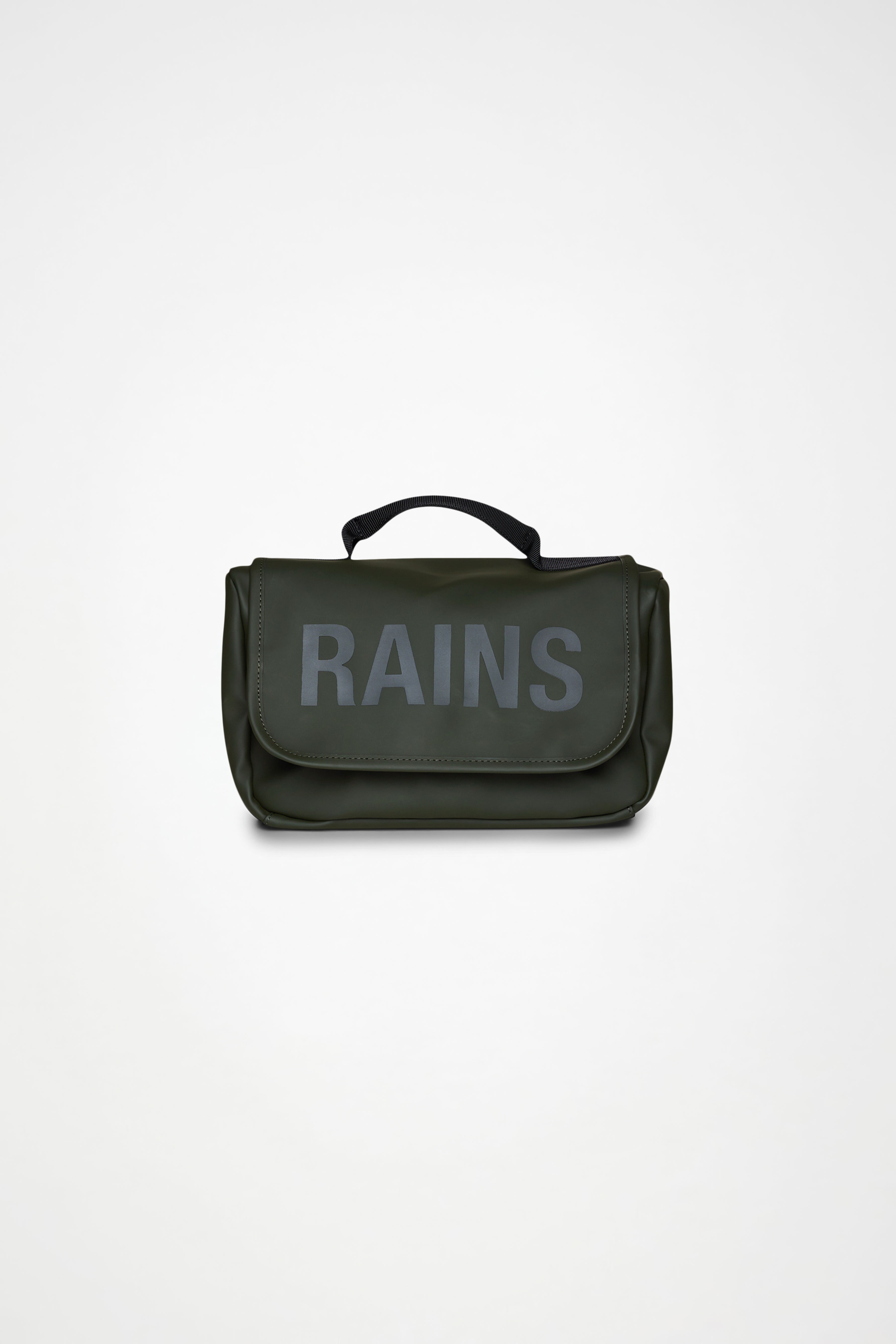 RAINS Texel Wash Bag Green Wash Bag