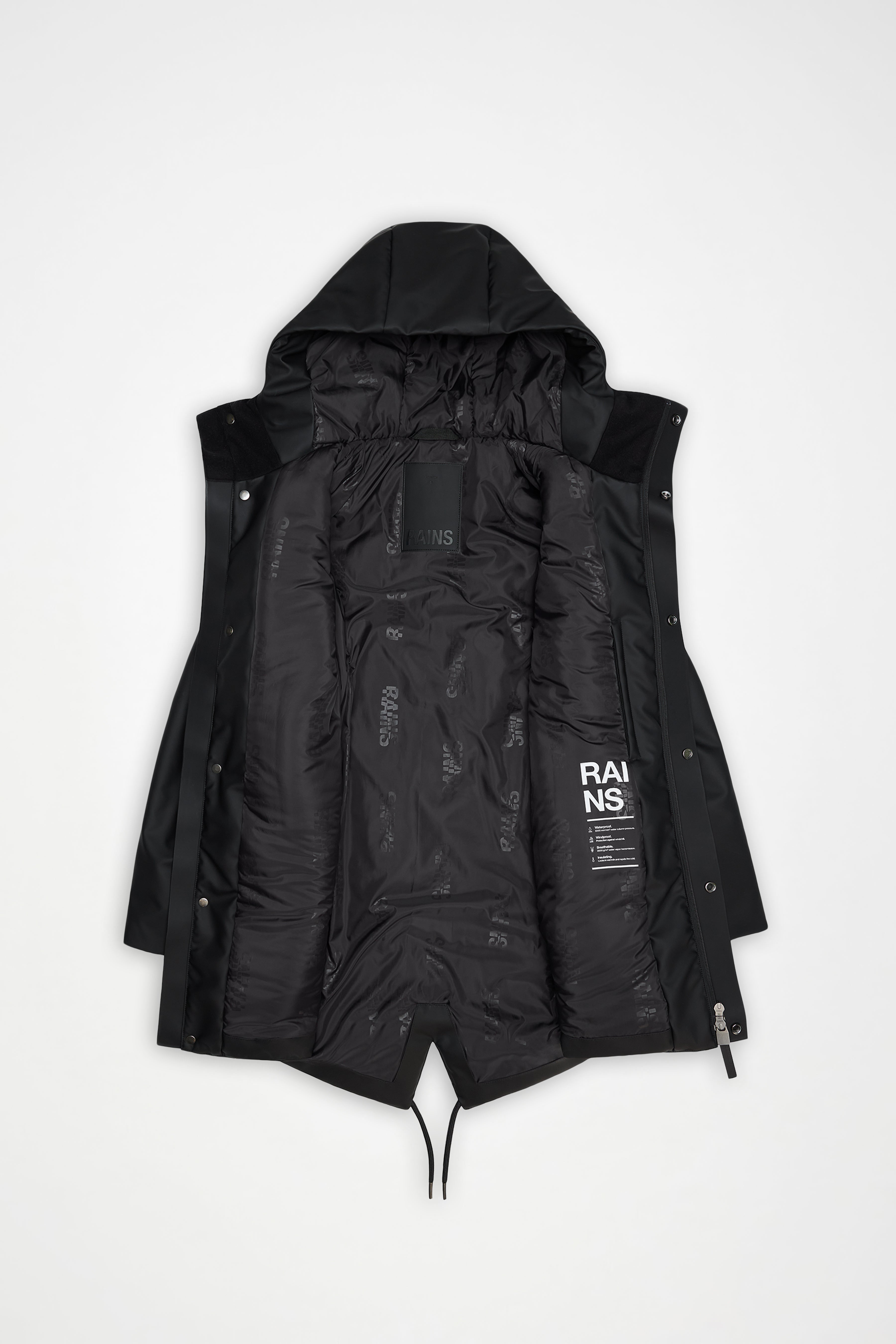 RAINS Nome String W Parka Beige Jacket