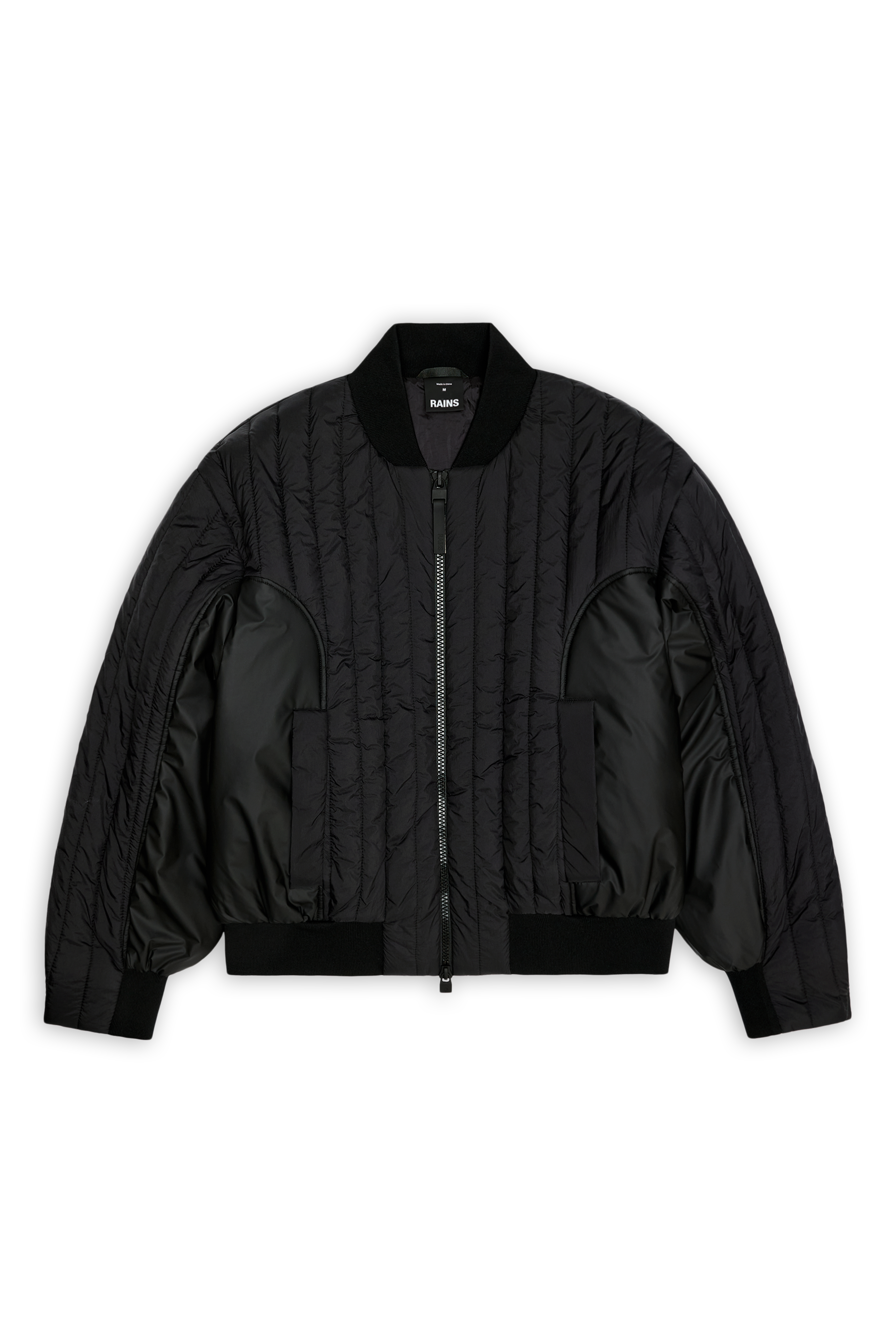RAINS Koya Vision Bomber Jacket Black Jacket