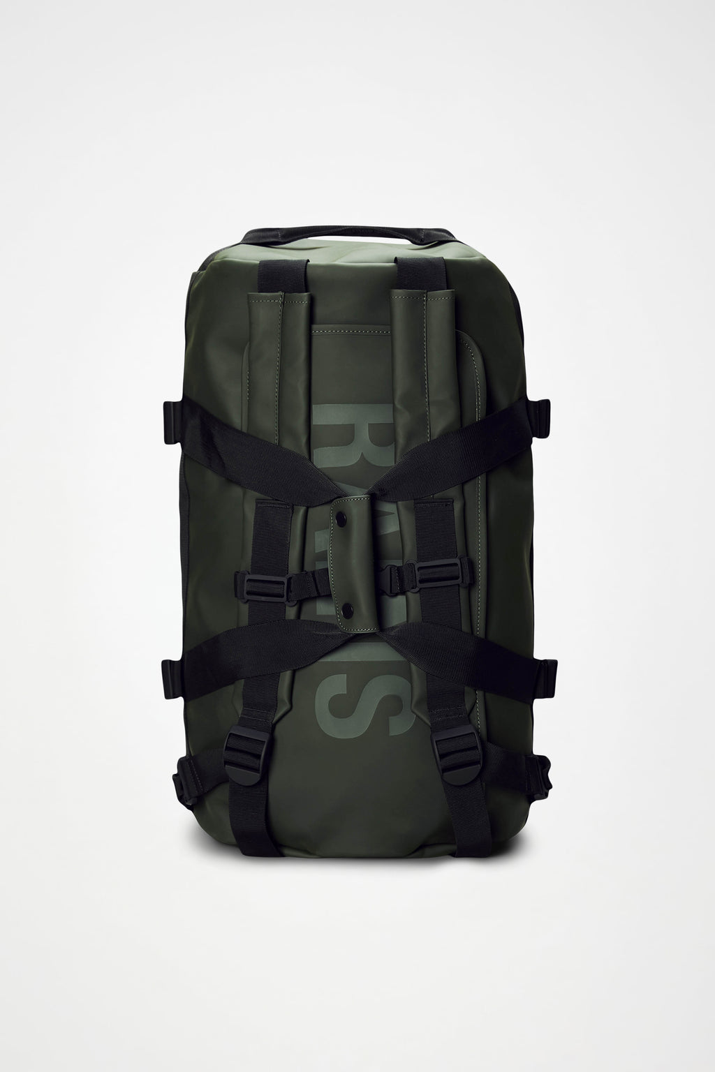 duffle bag alternate color black waterproof duffle bag rains Rains® Texel Duffel Bag Small in Black for $175