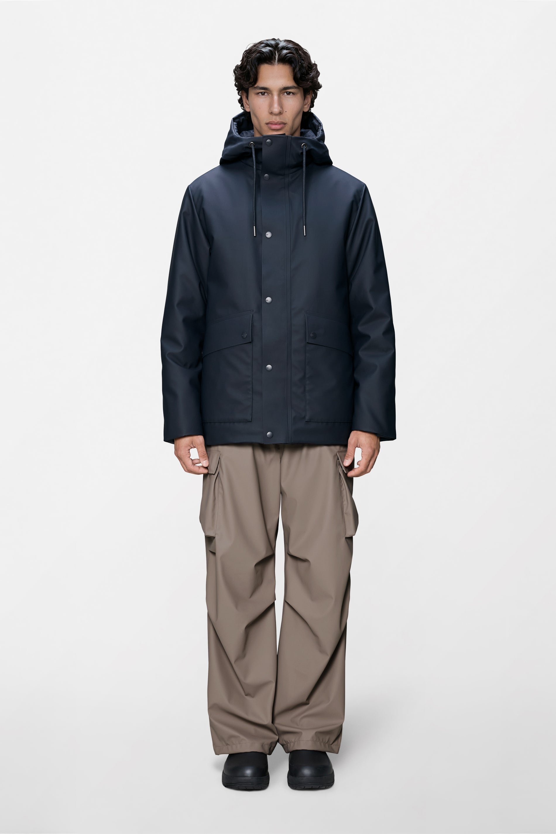 RAINS Nome Parka Navy Jacket
