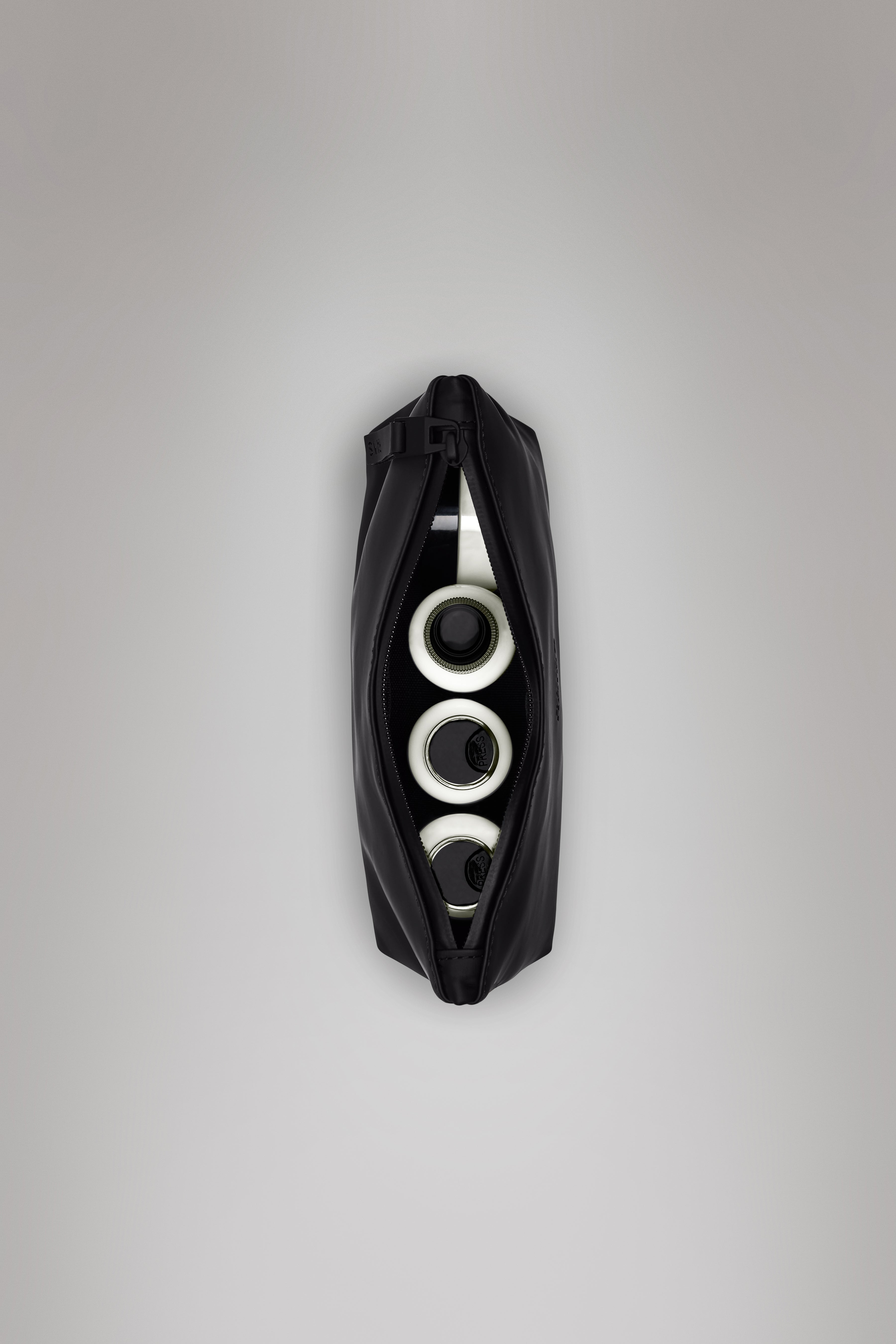 Rains® Cosmetic Bag in Black for $40 | 2-Year Warranty