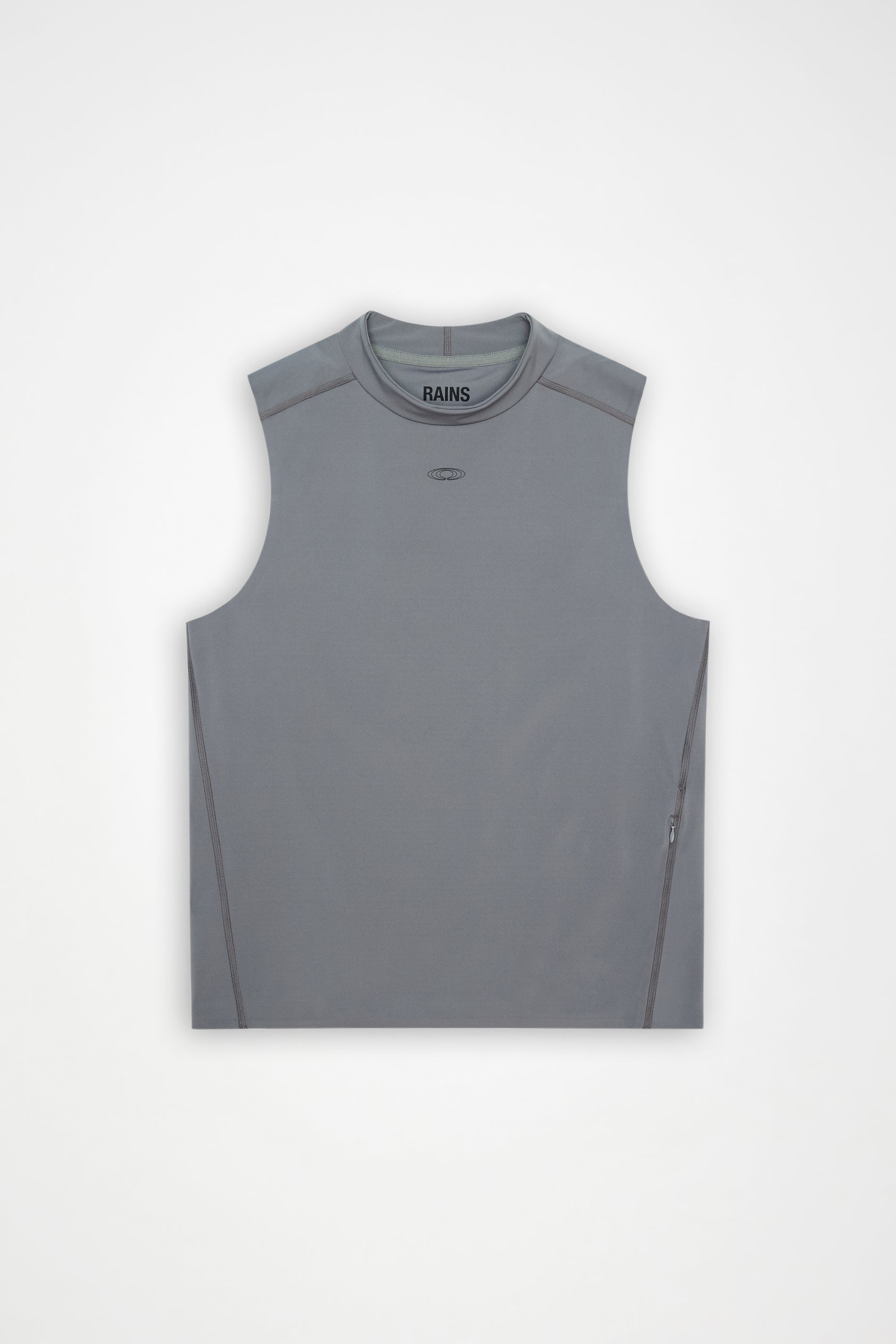 RAINS Warm Up Tank Top Shadow Short Sleeve