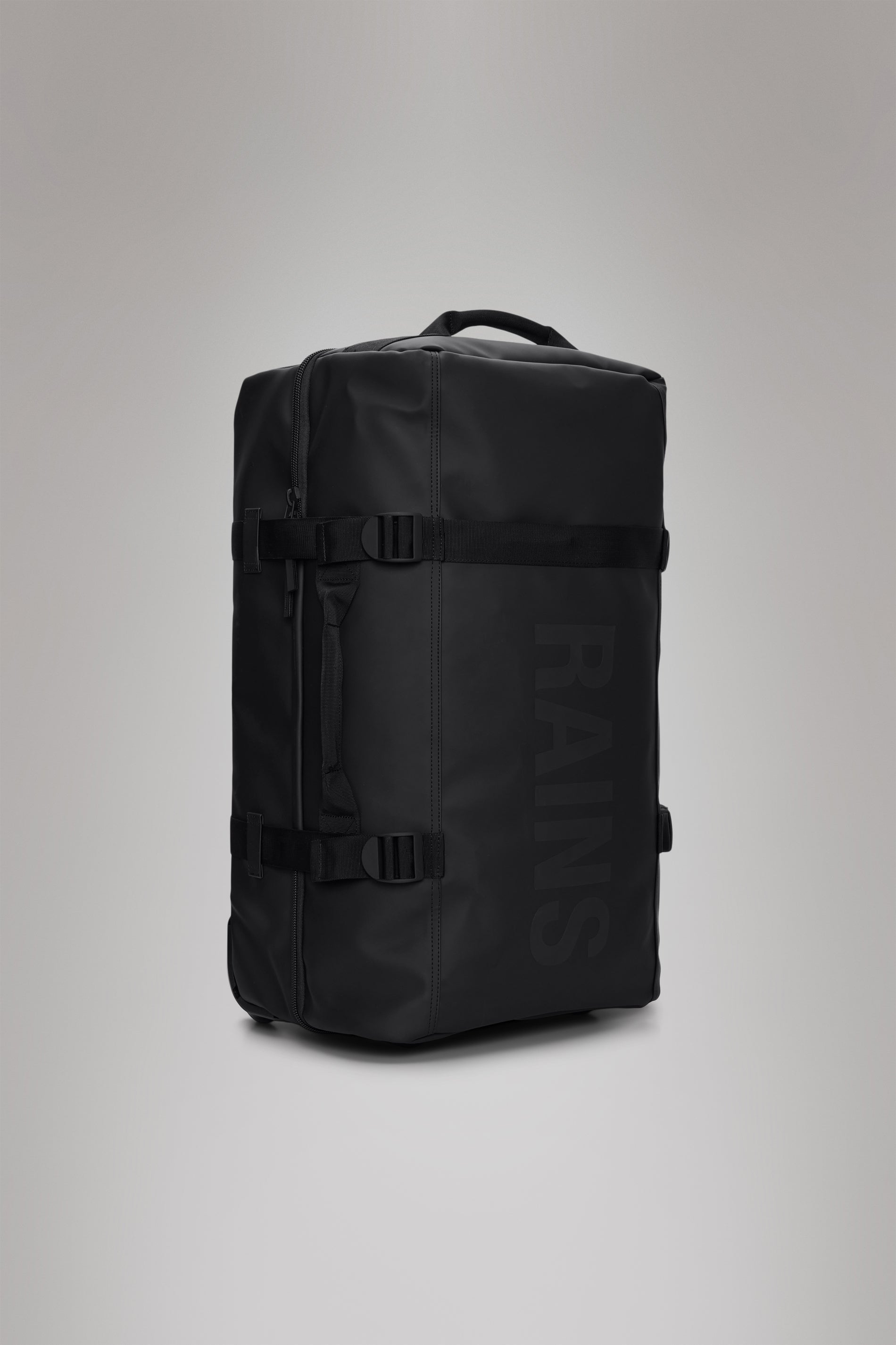 RAINS Texel Check-in Bag Black 62L H66 x D29 x W40 cm Trolley